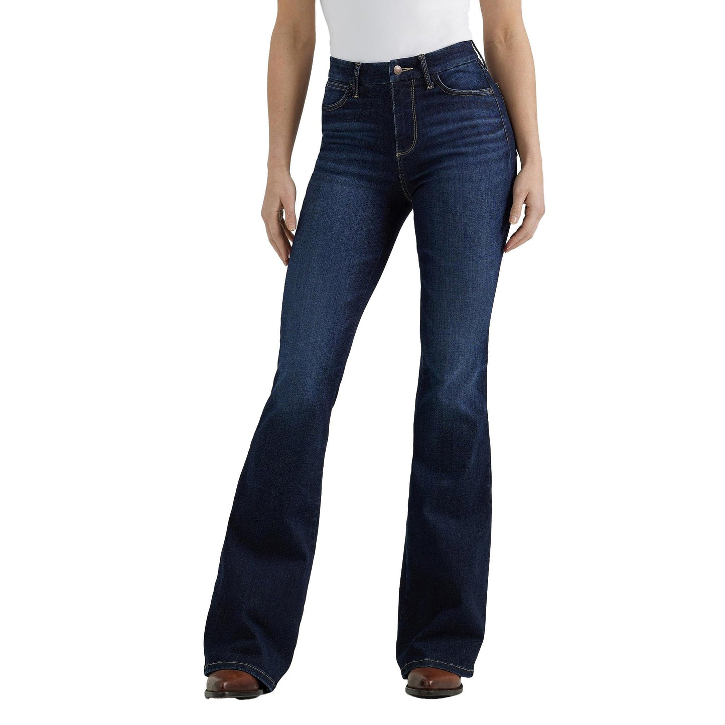 Wrangler Women's Bespoke Madilyn High Rise Flare Jeans Denim 30x30
