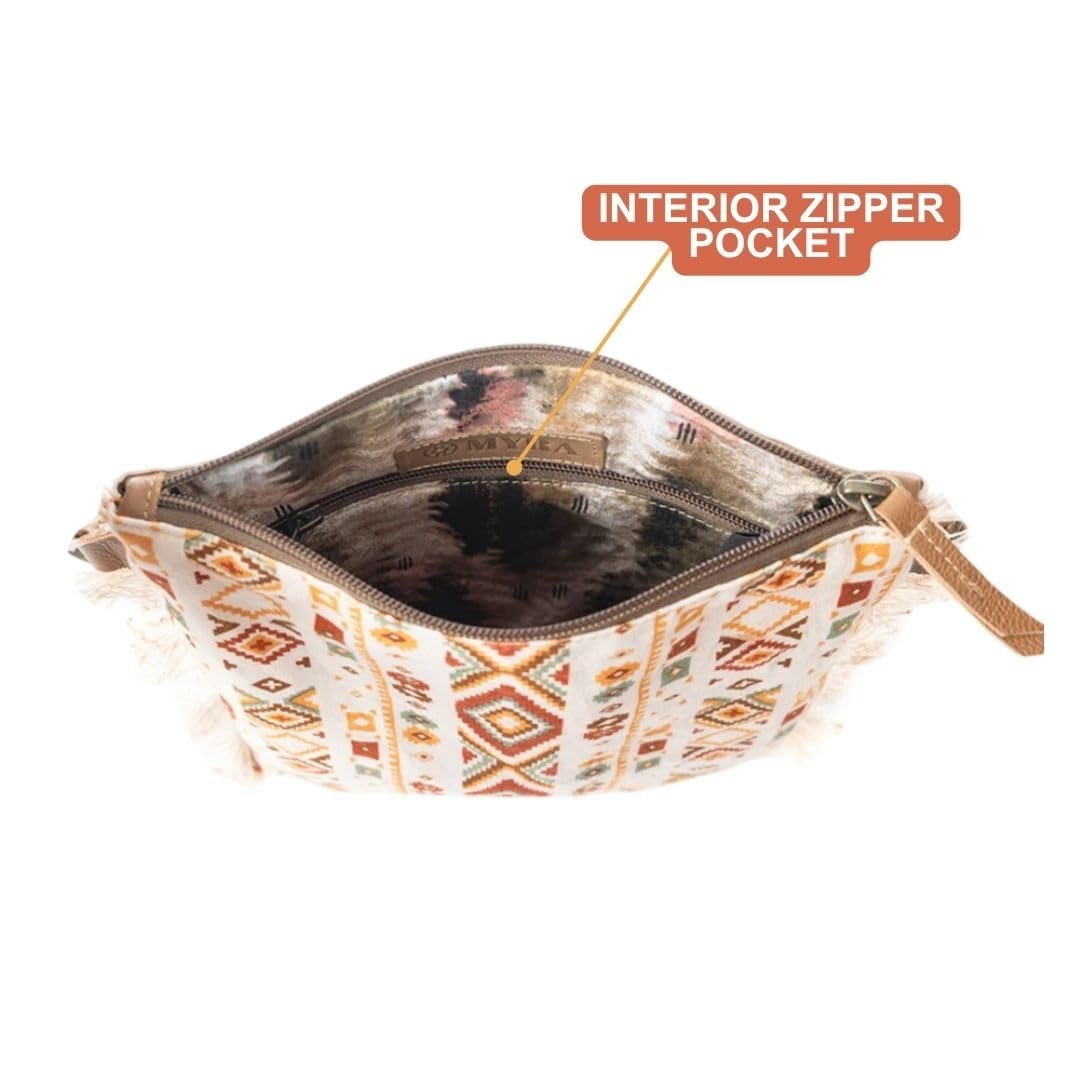 Myra Bag Women's Boho Aztec Crossbody Bag Southwestern Aztec Shoulder Purse New