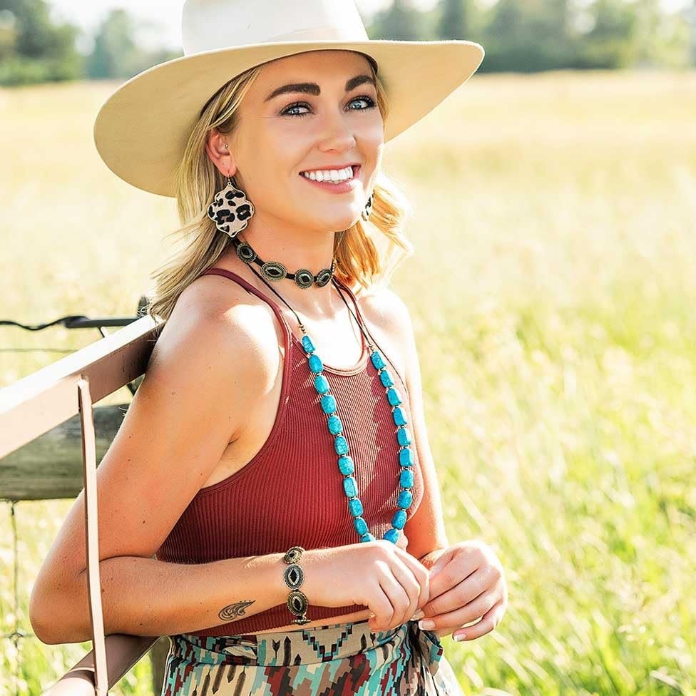 Montana Silversmiths Southwest Stunner Turquoise Attitude Necklace