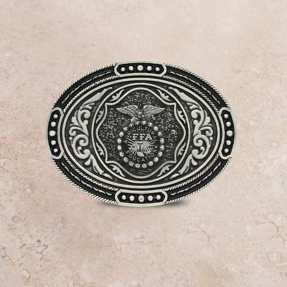 Montana Silversmiths Classic FFA Antiqued Attitude Buckle - A693S
