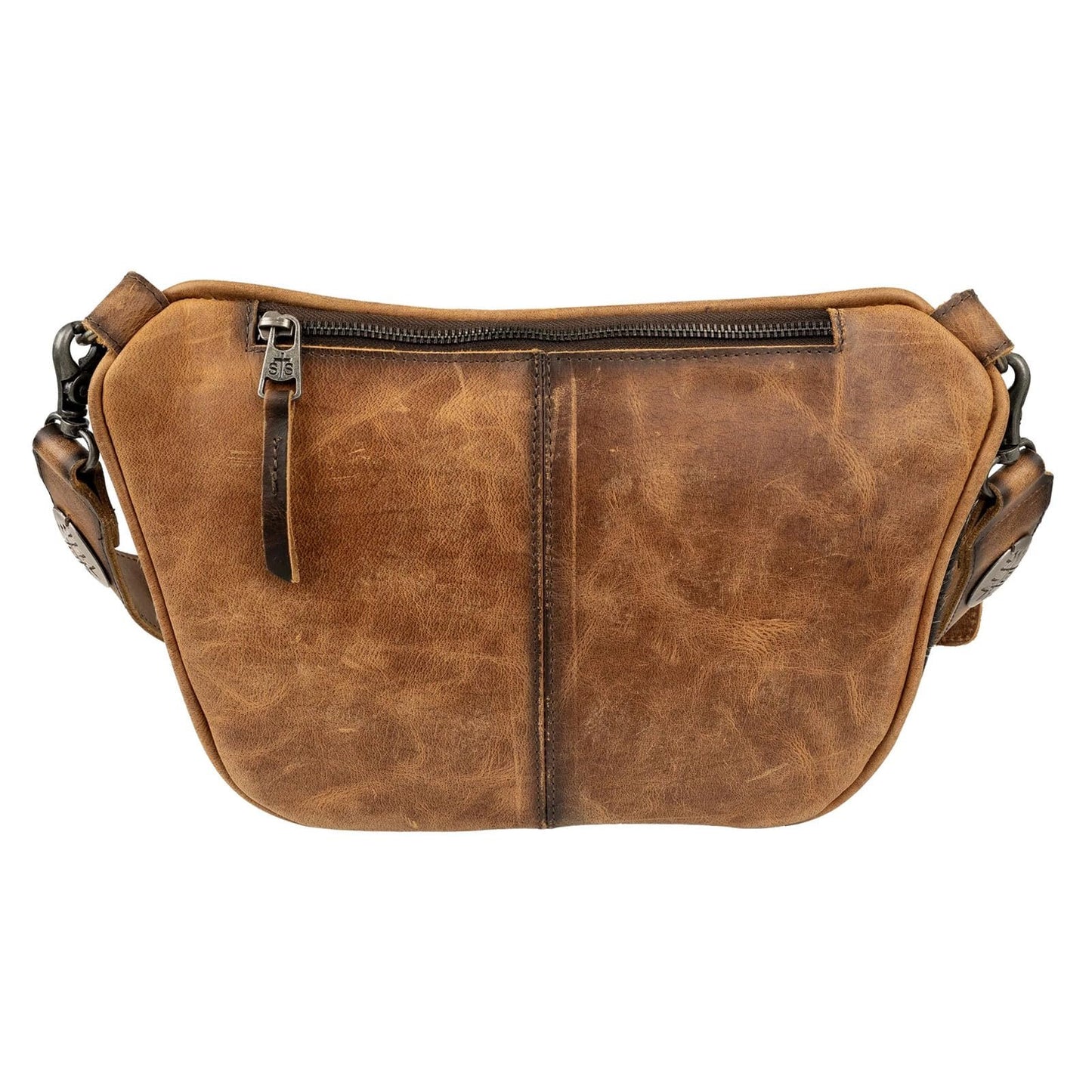 STS Ranchwear Womens Vaquero Sachi Cowhide/Tan Leather Sling Bag OS