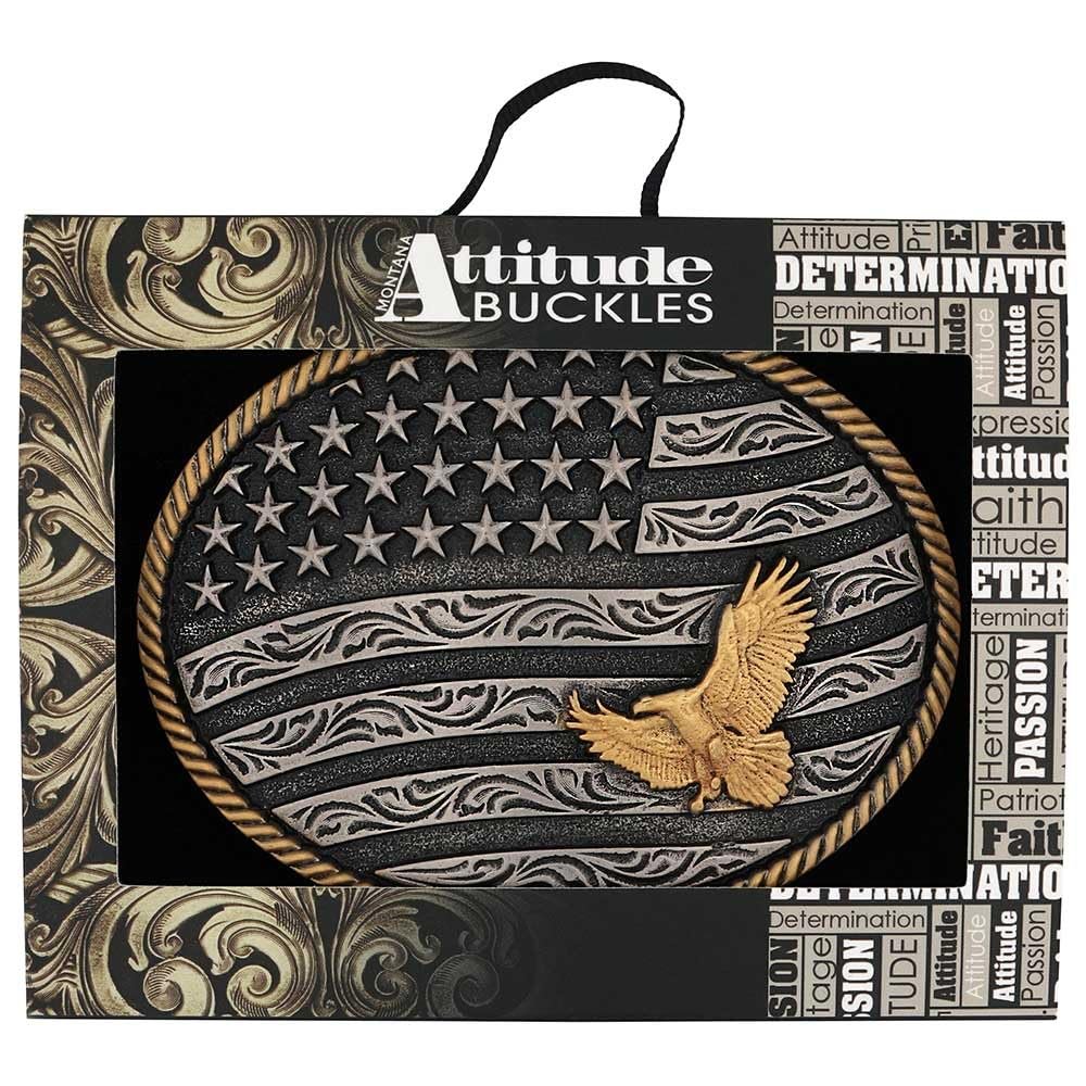 Montana Silversmiths Freedom's Majesty Belt Buckle