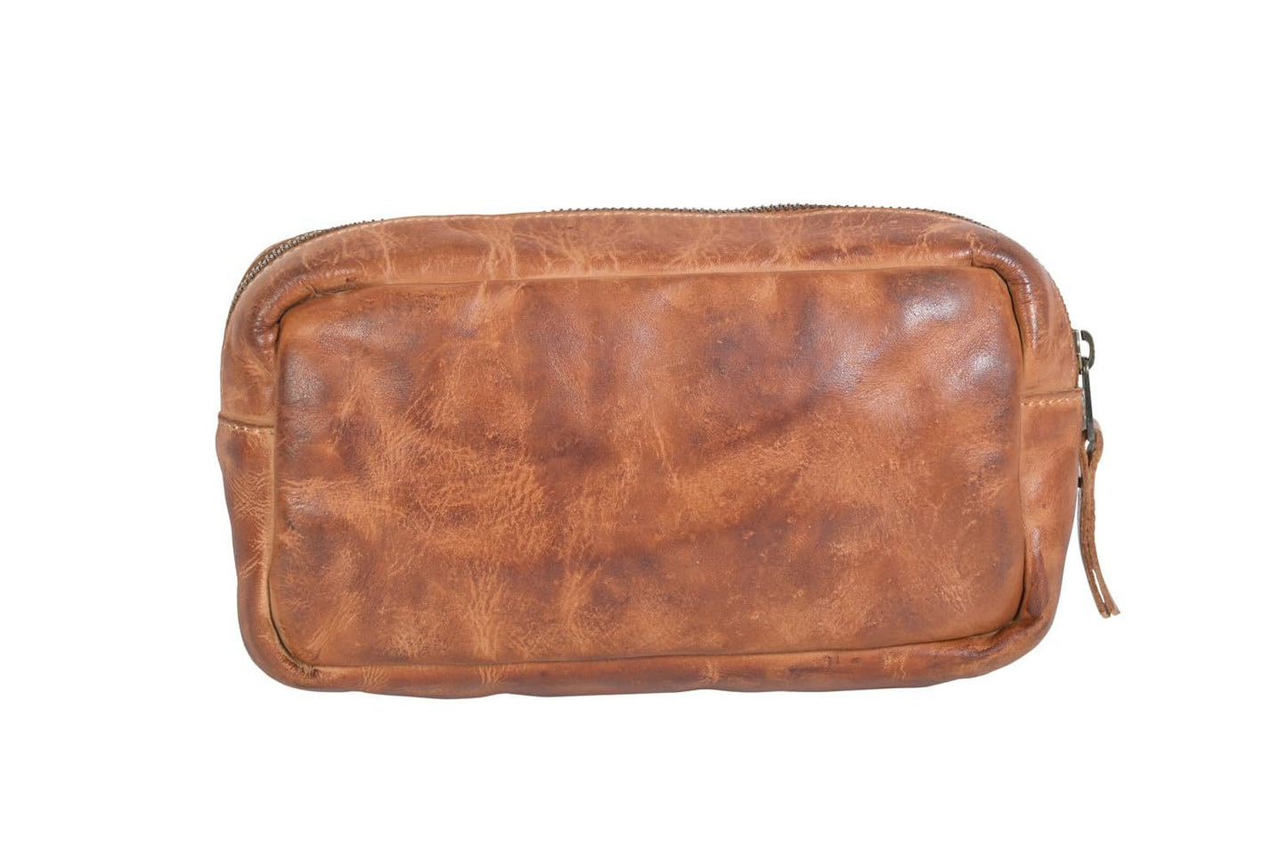 StS Ranchwear Woven Tan Cosmetic Zipper Bag