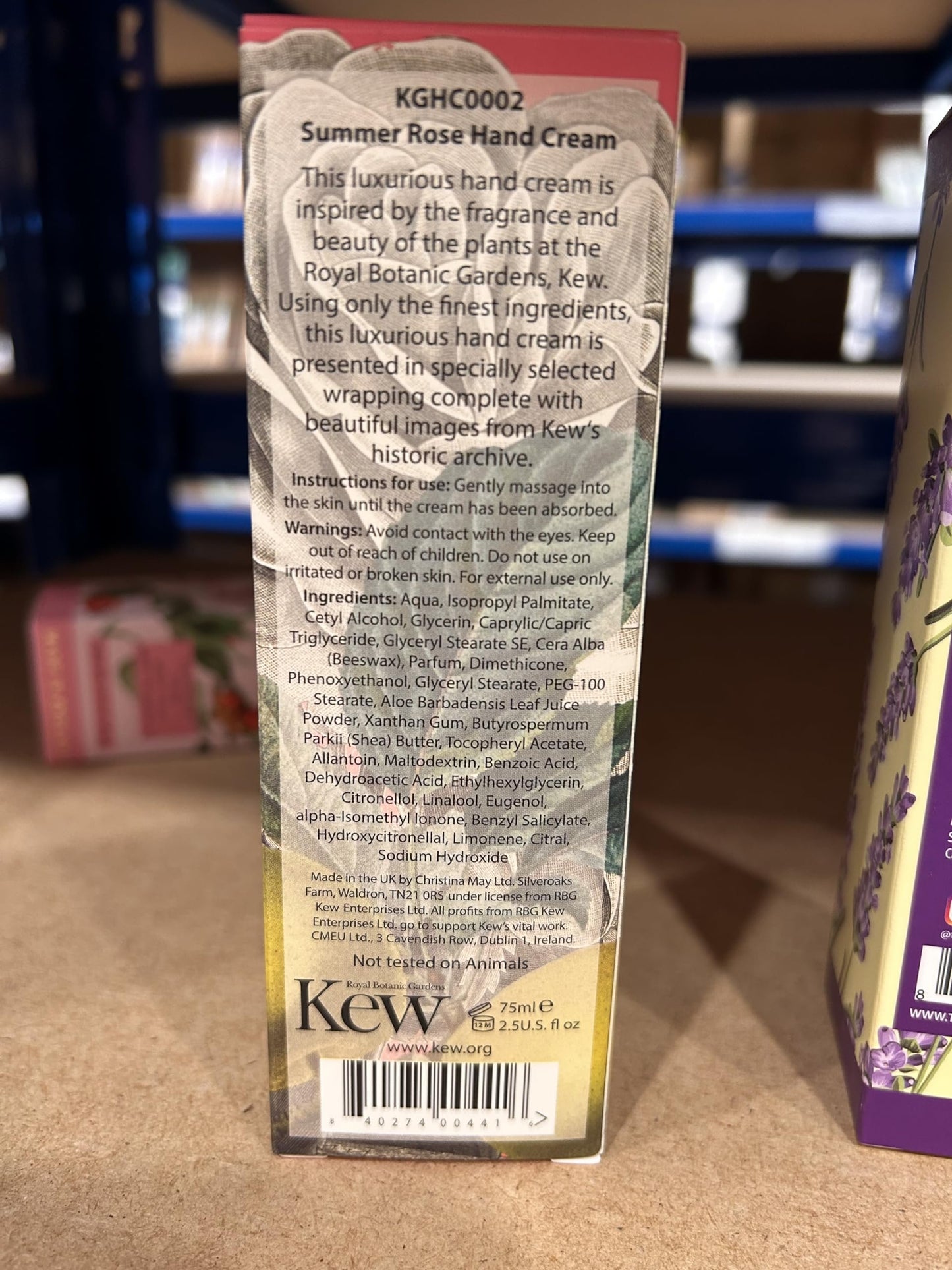 The English Soap Company Royal Botanical Gardens, Kew Hand Cream