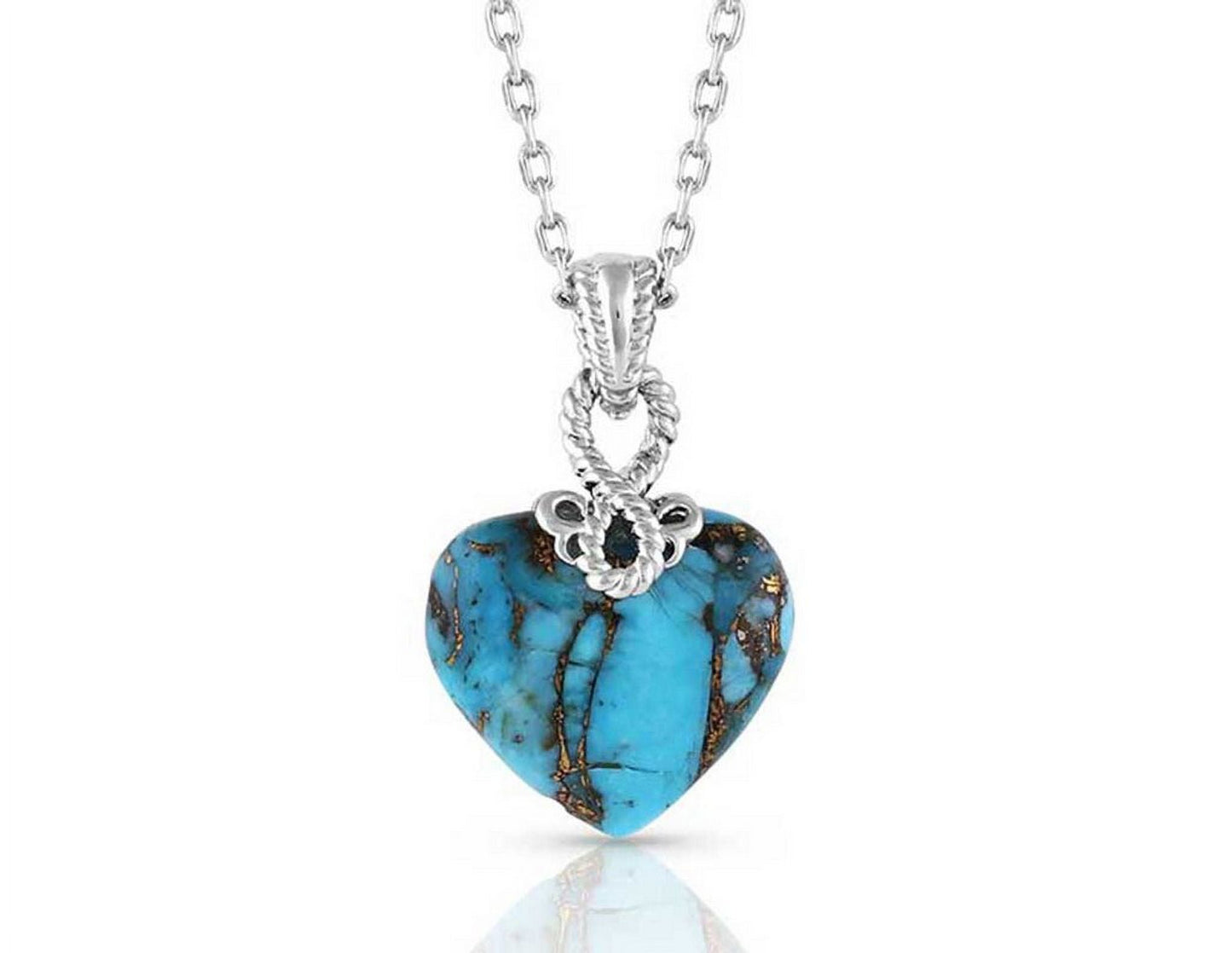 Montana Silversmiths Necklace Womens Untamable Heart 19" NC5189