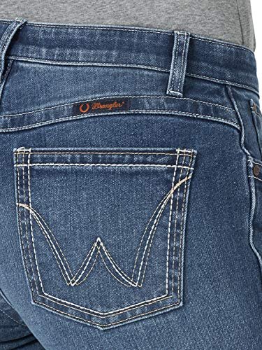 Wrangler Women's Q-Baby Mid Rise Boot Cut Ultimate Riding Jean