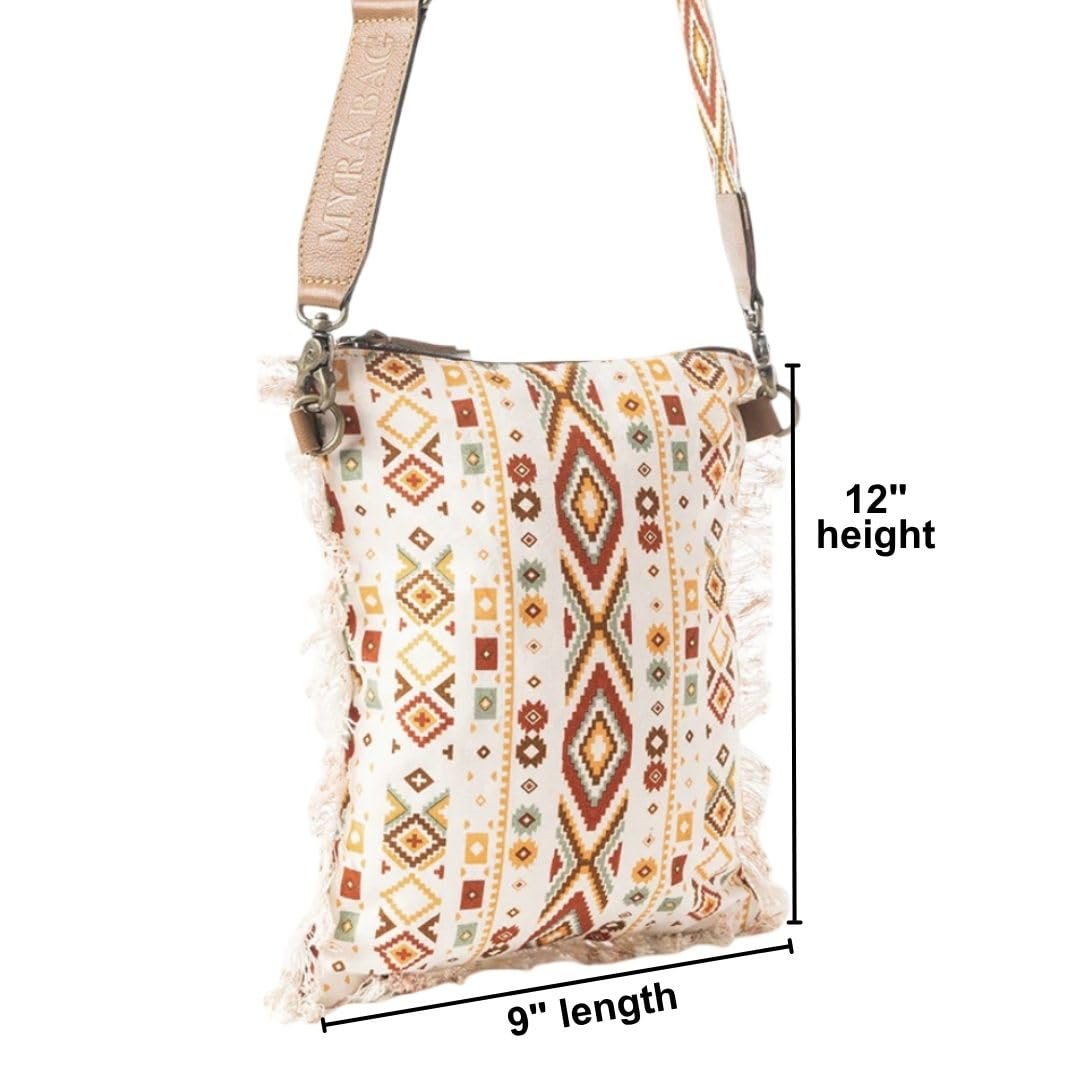 Myra Bag Women's Boho Aztec Crossbody Bag Southwestern Aztec Shoulder Purse New