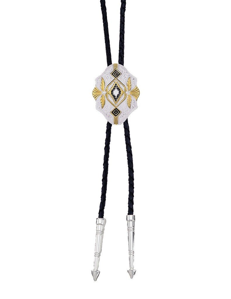 Montana Silversmiths Men's Southwest Scalloped Bolo Tie No Color All