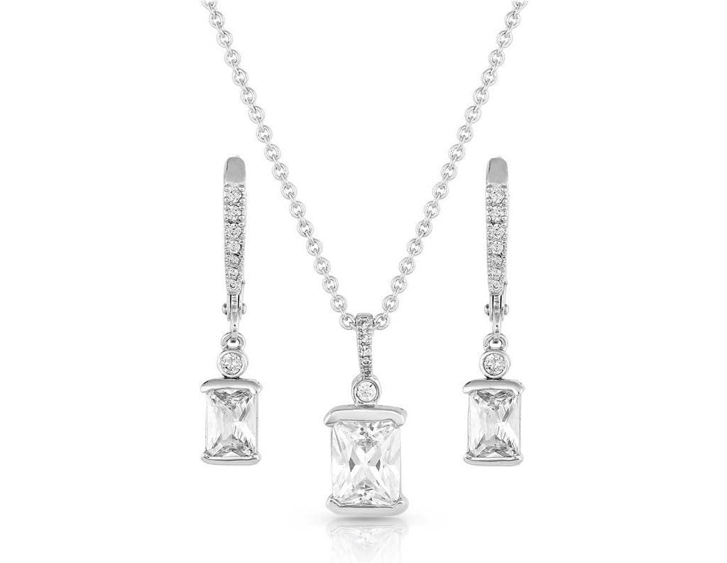 Montana Silversmiths Women's Practically Perfect Crystal Jewelry Set - JS5322 One Size
