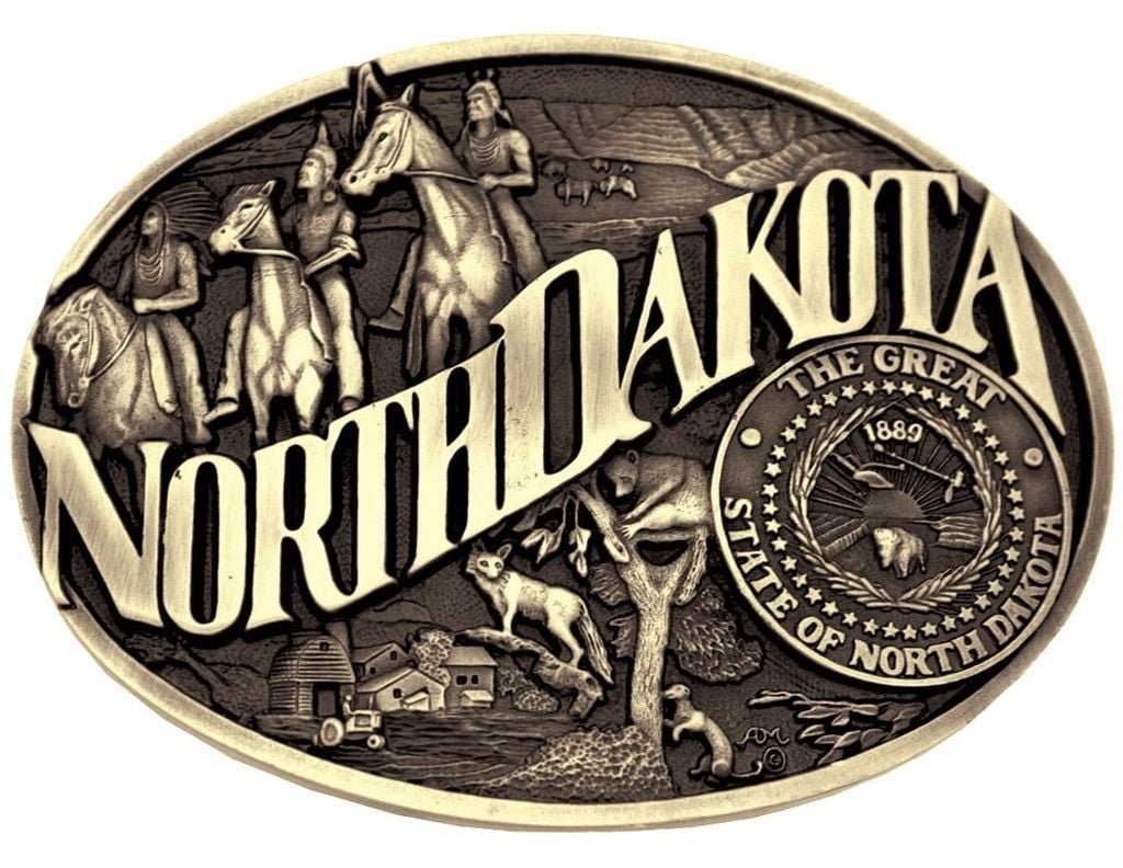 Montana Silversmiths Western Belt Buckle Adult Dakota Gold 60811NDC