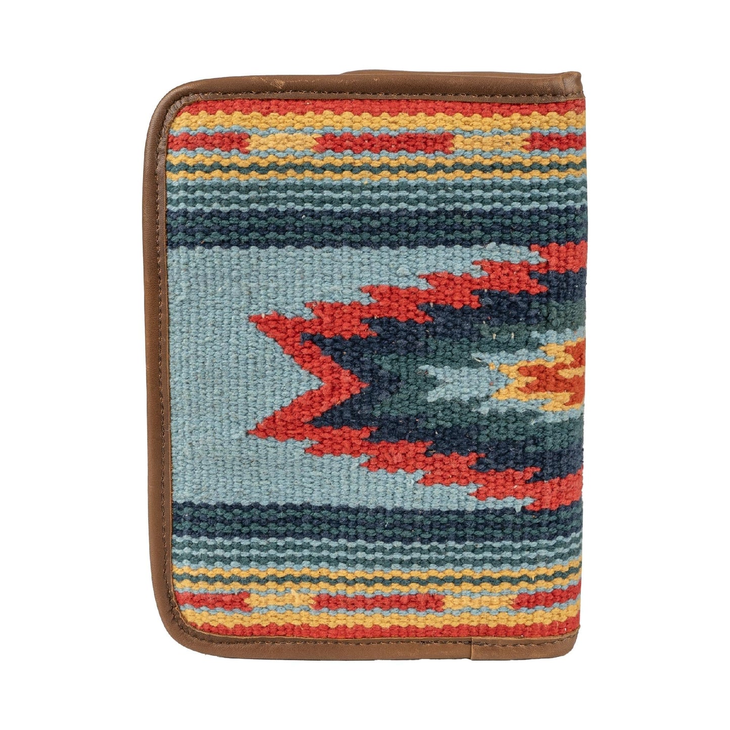 STS Ranchwear Women's Chaynee Valley Serape Magnetic Wallet Leather Bifold Closure Multiple Card Western Style, Multi