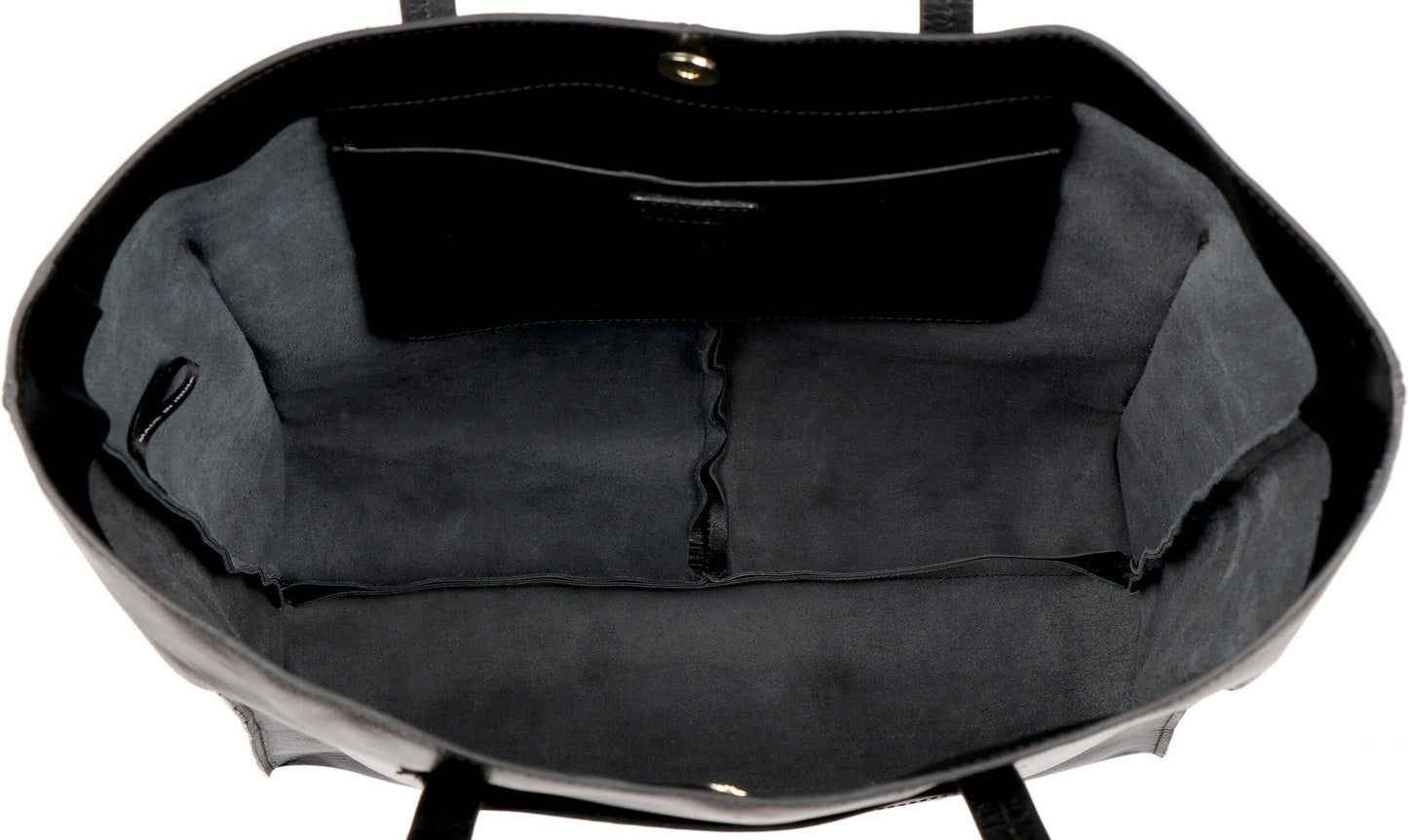 Scully Italia Tiffany Leather Tote Bag - Black