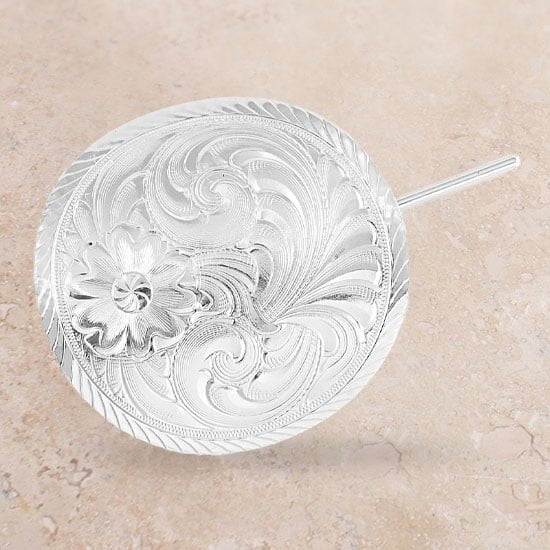 Montana Silversmiths Silver Concho Hair Pin