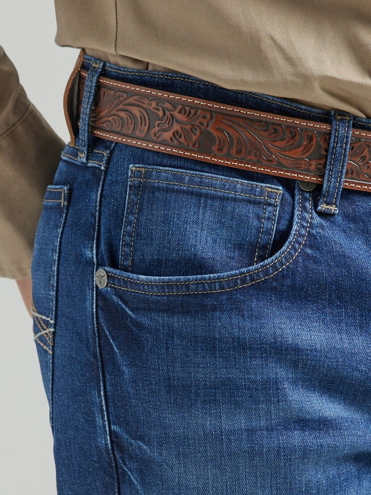 Wrangler Men's 20X 42 Vintage Boot Cut Jean Comfort Bottoms Blue Pants Denim New
