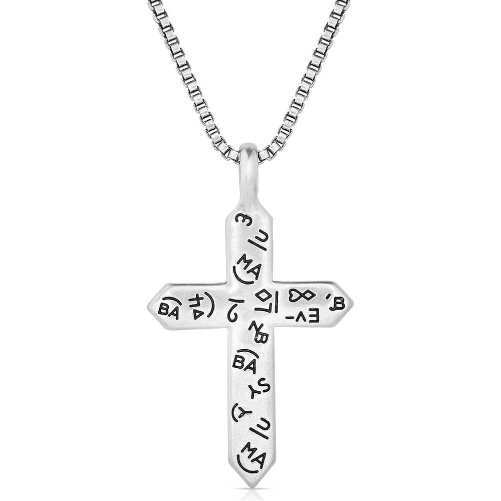 Montana Silversmiths Deep Faith Cross Necklace