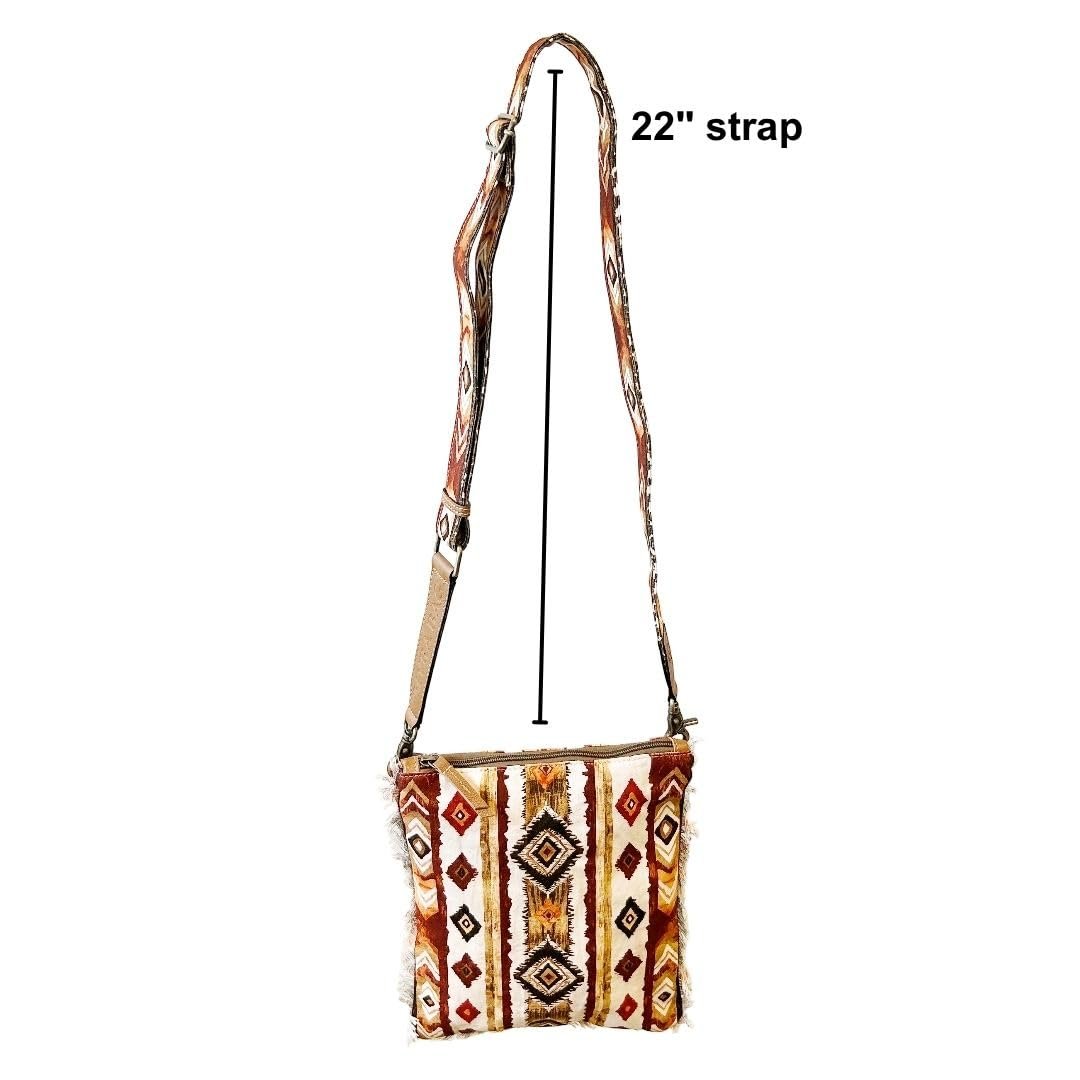 Myra Bag Women's Boho Aztec Crossbody Bag Southwestern Aztec Shoulder Purse New
