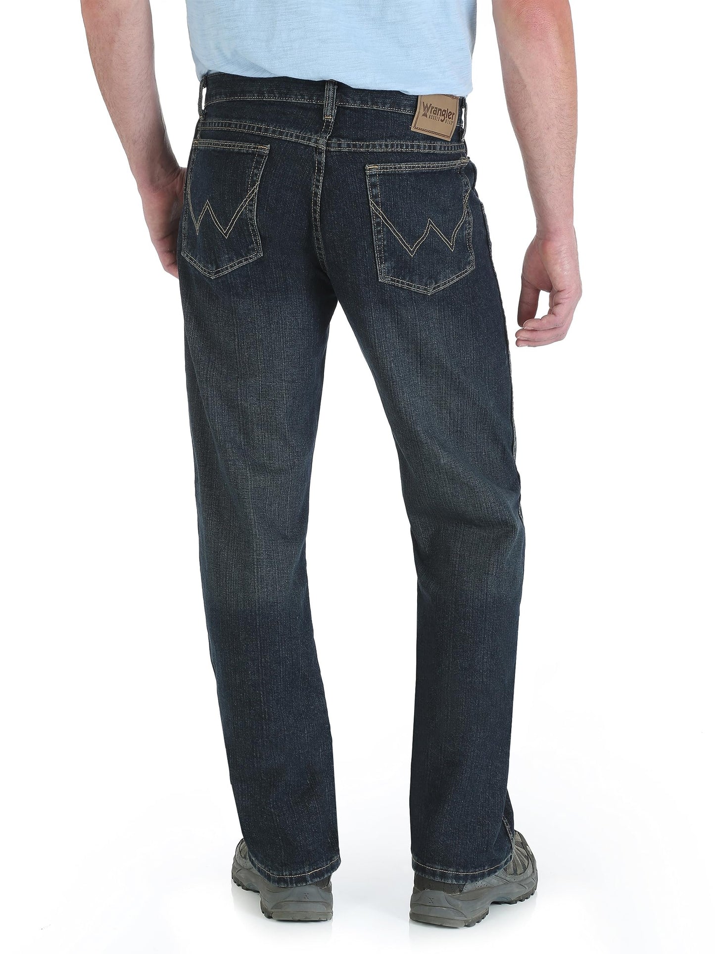 Wrangler Men's Rugged Wear Relaxed Straight Fit Jeans