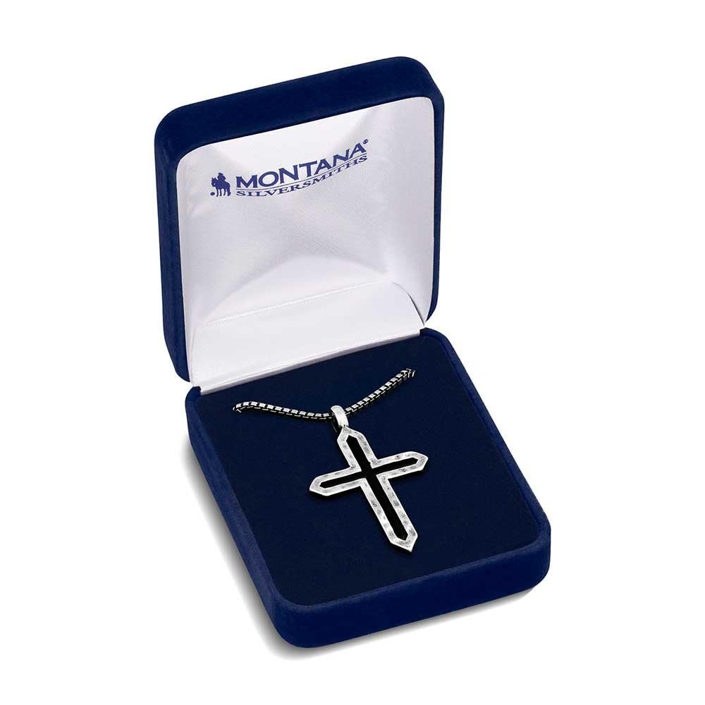 Montana Silversmiths Deep Faith Cross Necklace