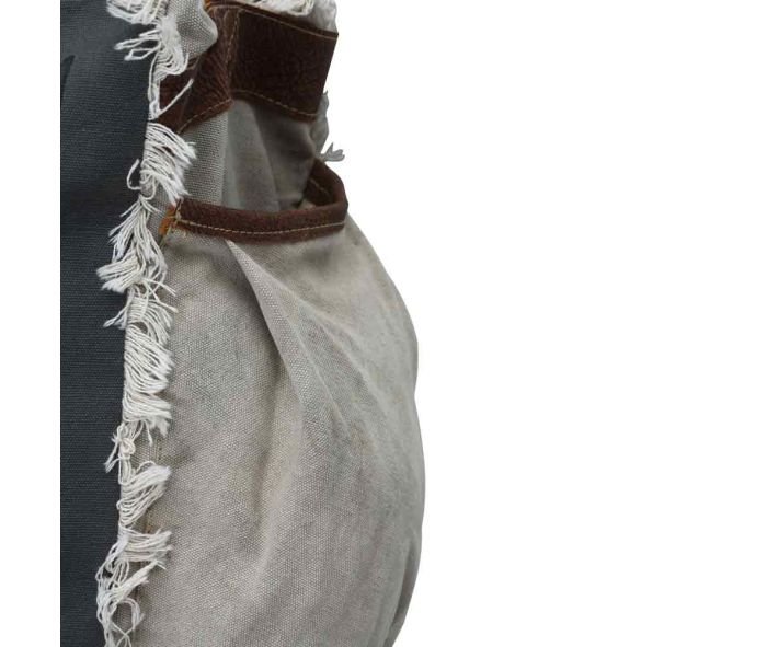 Myra Bag Women's USA Stamped Weekender Bag Frayed Patchwork Bicycle New