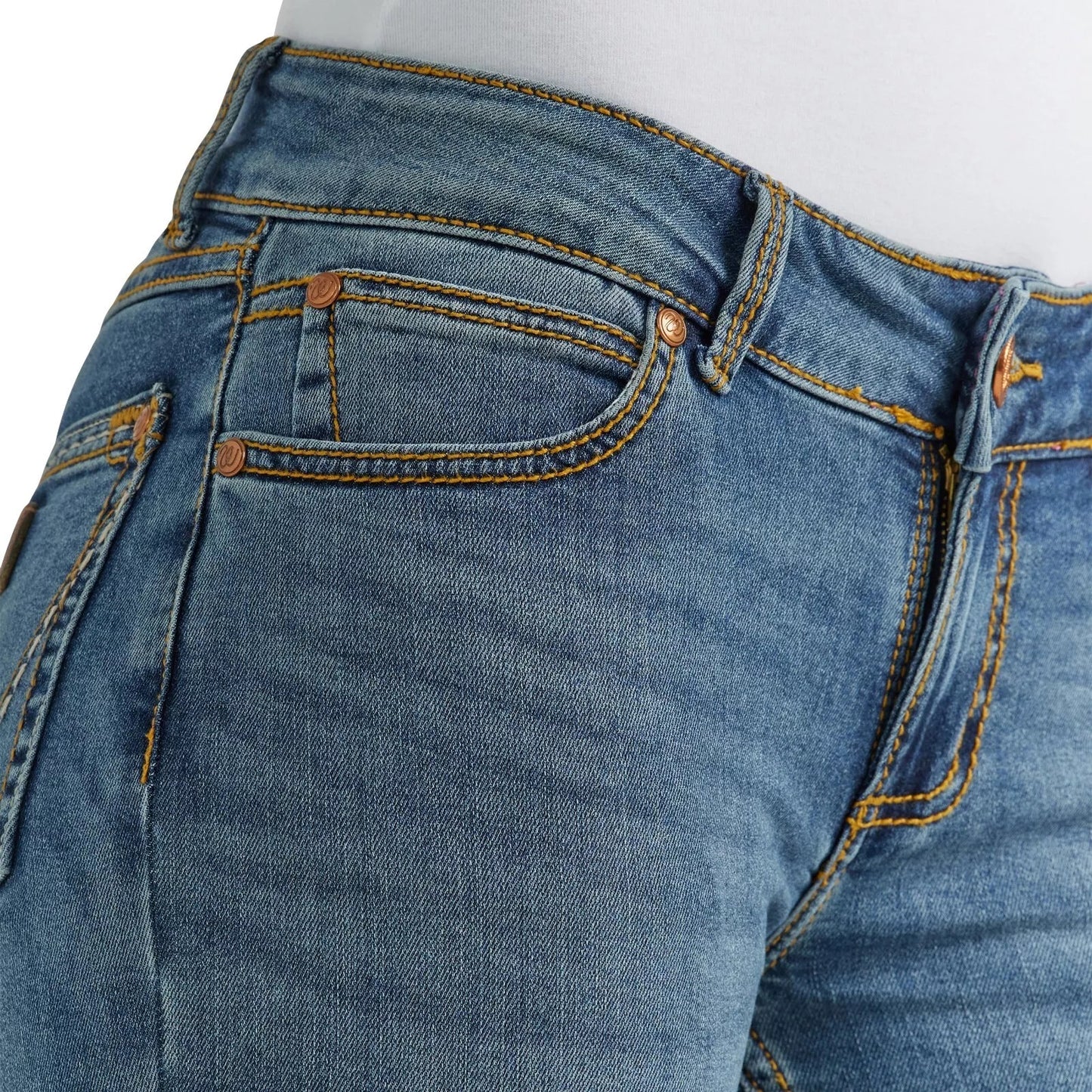 Wrangler Women's Retro Mae Mid Rise Stretch Boot Cut Jean - Comfort Wash