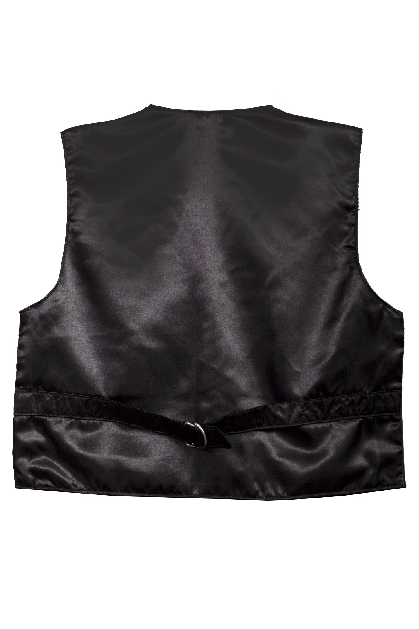 Boy standing in in black vest