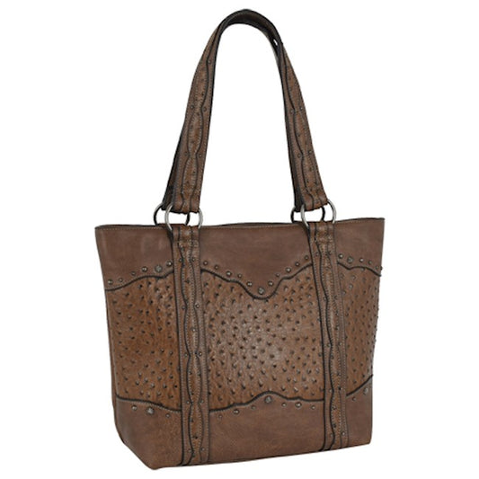 Justin Boot Company Ostrich Texture Tote