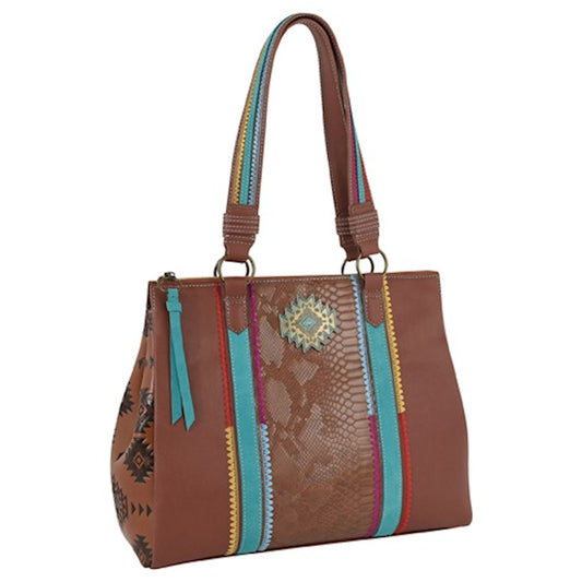 Catchfly Studio Embossed Southwest Tote