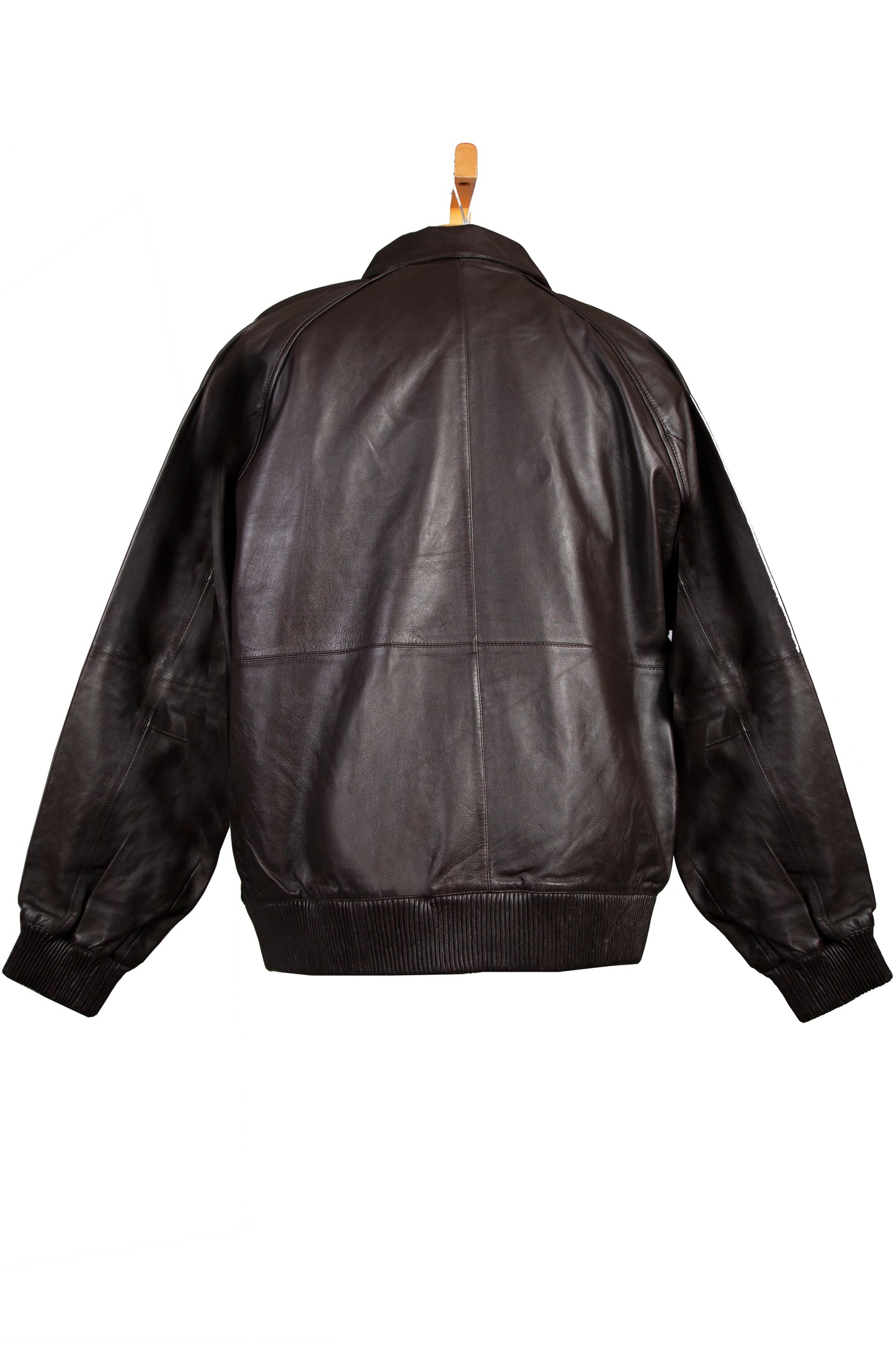 Scully Men's Zip Front large Jacket in Brown Lamb
