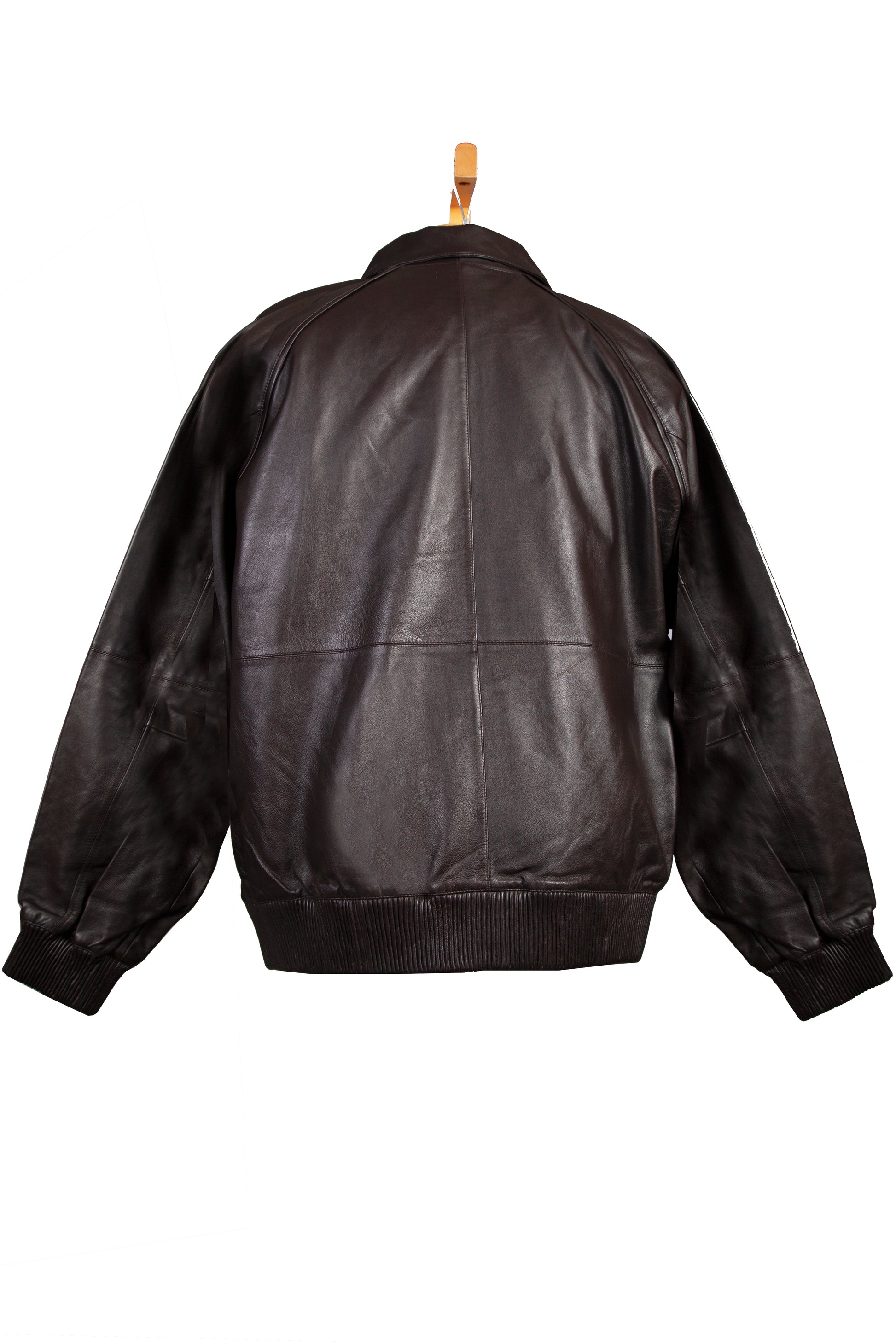Scully Men's Zip Front large Jacket in Brown Lamb