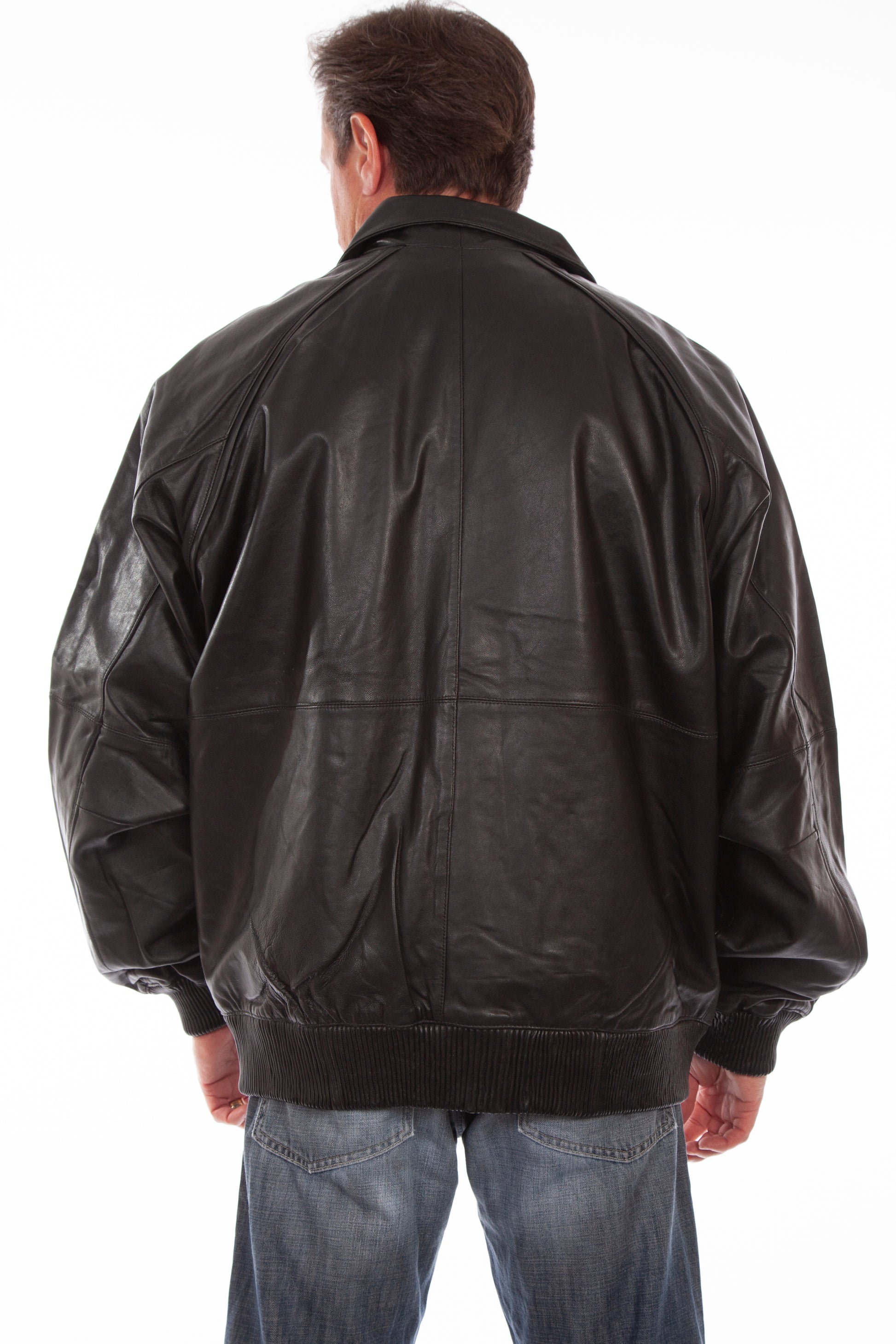 Scully Men's Lambskin Zip Out Liner Jacket in For Men Black