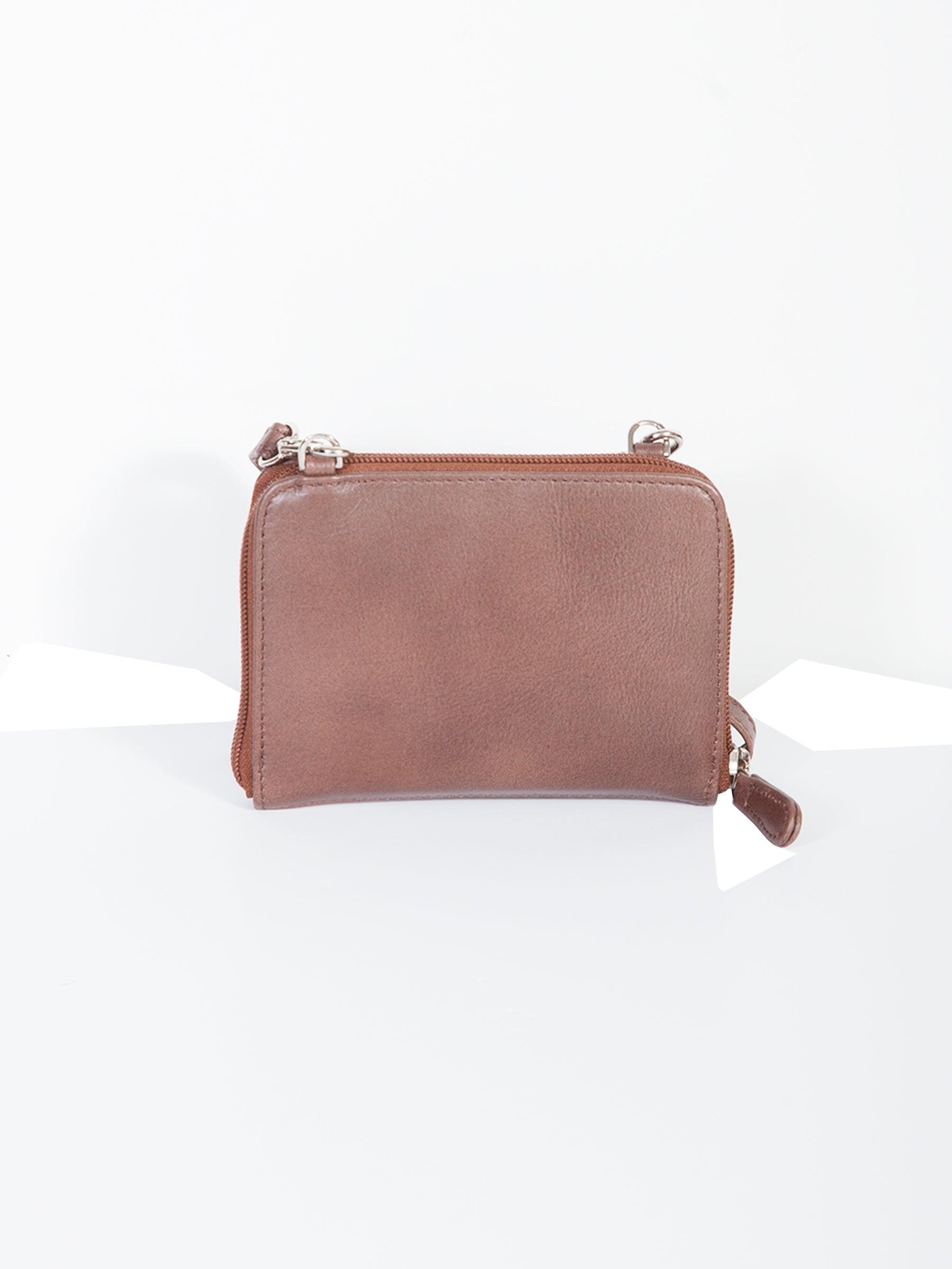 Scully Men's Addison Stadium Crossbody Brown in Chocolate