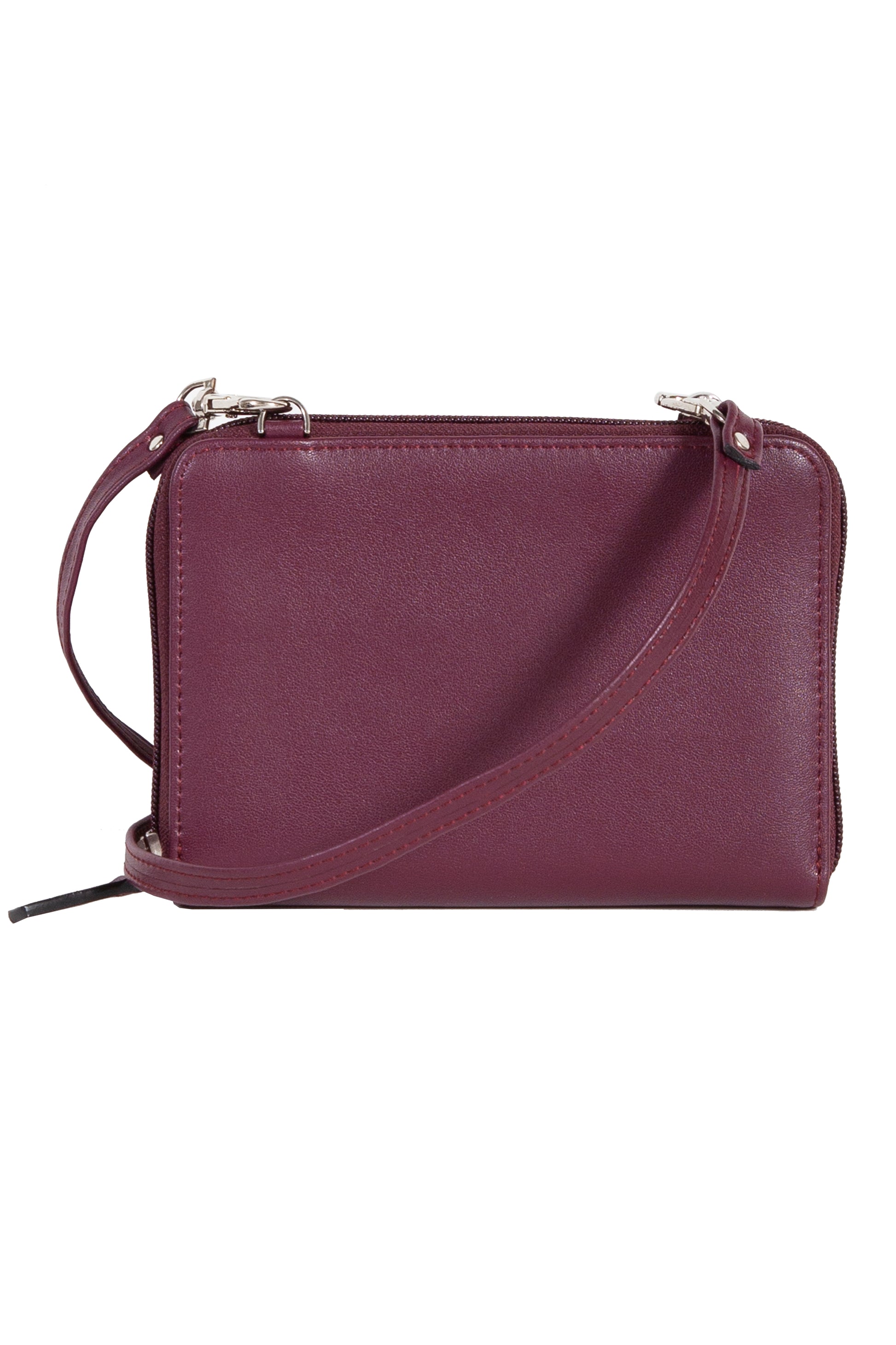 Scully Women's Stadium Crossbody Bag in Burgundy