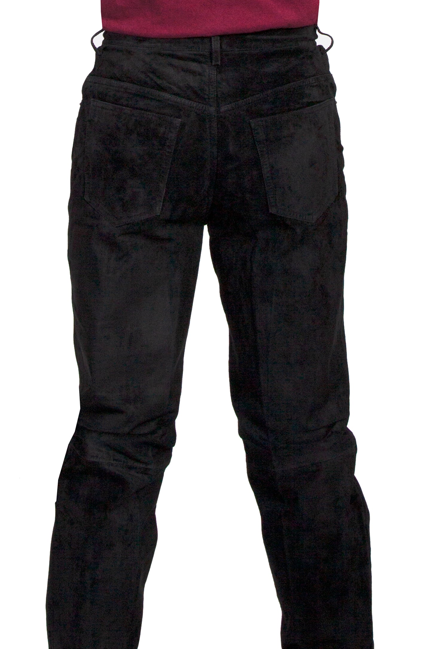 Scully Western Men's Washable Leather Jeans