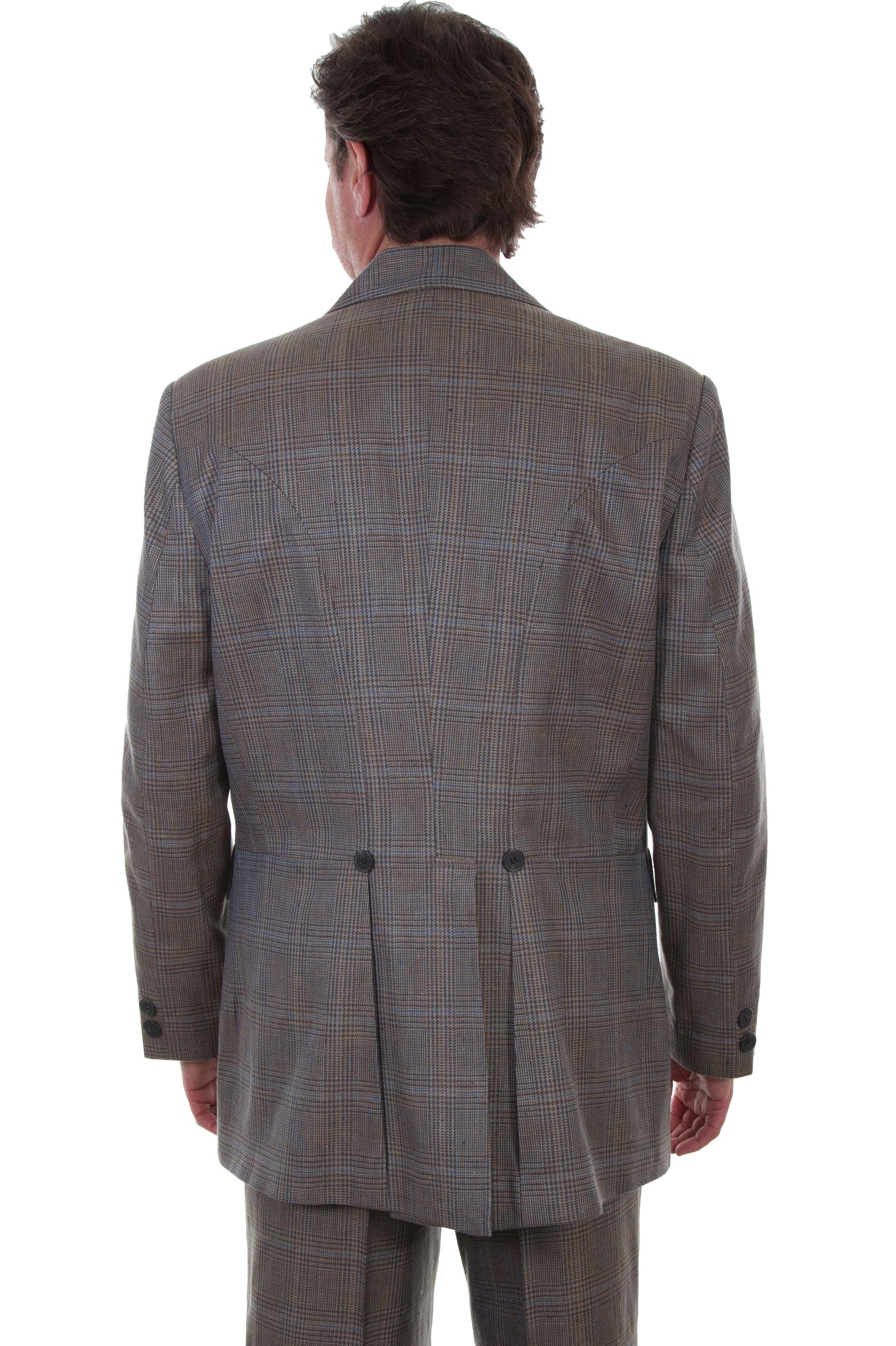 Scully Western Men's Three Button Plaid Town Coat in Multi Colors