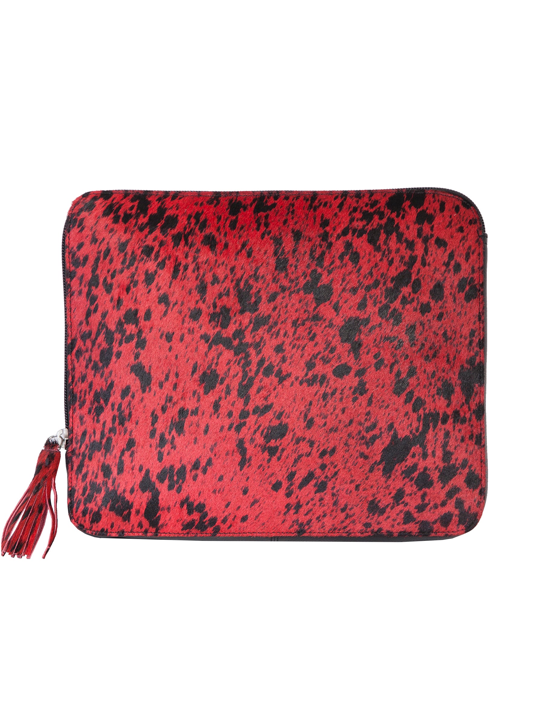 Scully Men's Tablet Sleeve and Black in Red