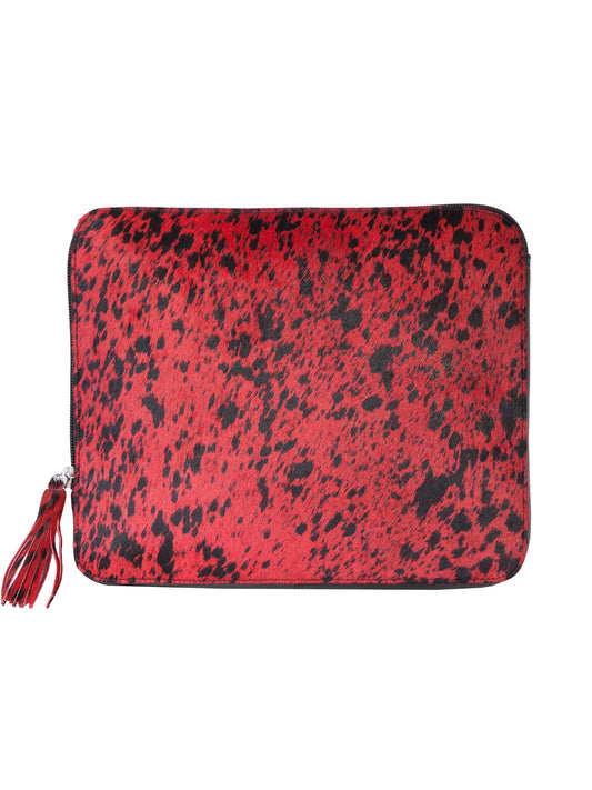 Scully Men's Tablet Sleeve and Black in Red