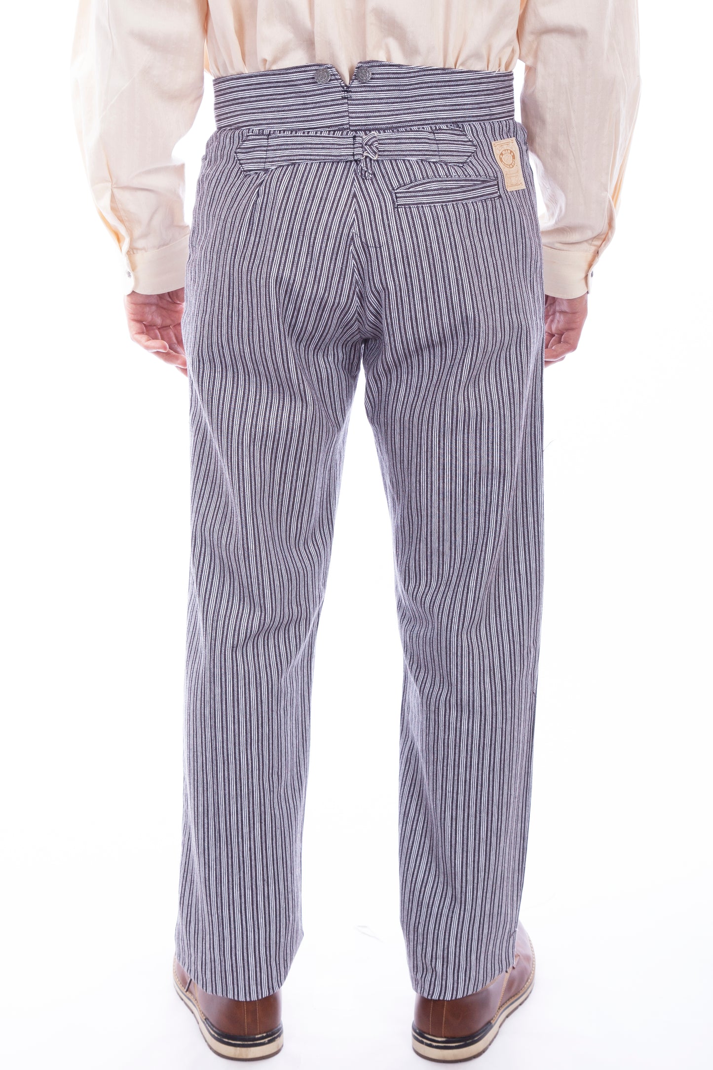 Scully Men's Wahmaker Railstripe Pants in Black