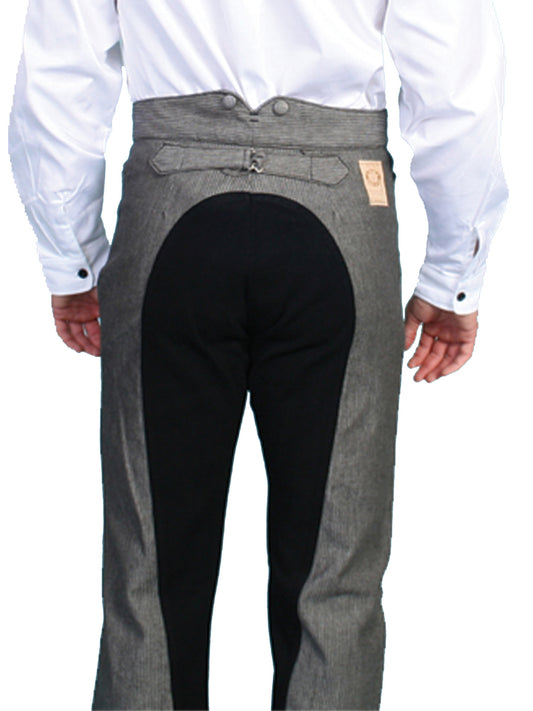 Scully Men's Wahmaker Old West Saddle Cut Pants in Black