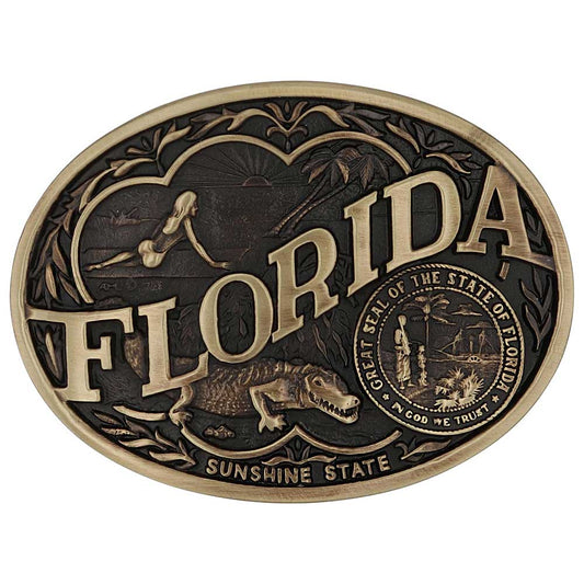 Montana Silversmiths Florida State Heritage Attitude Buckle