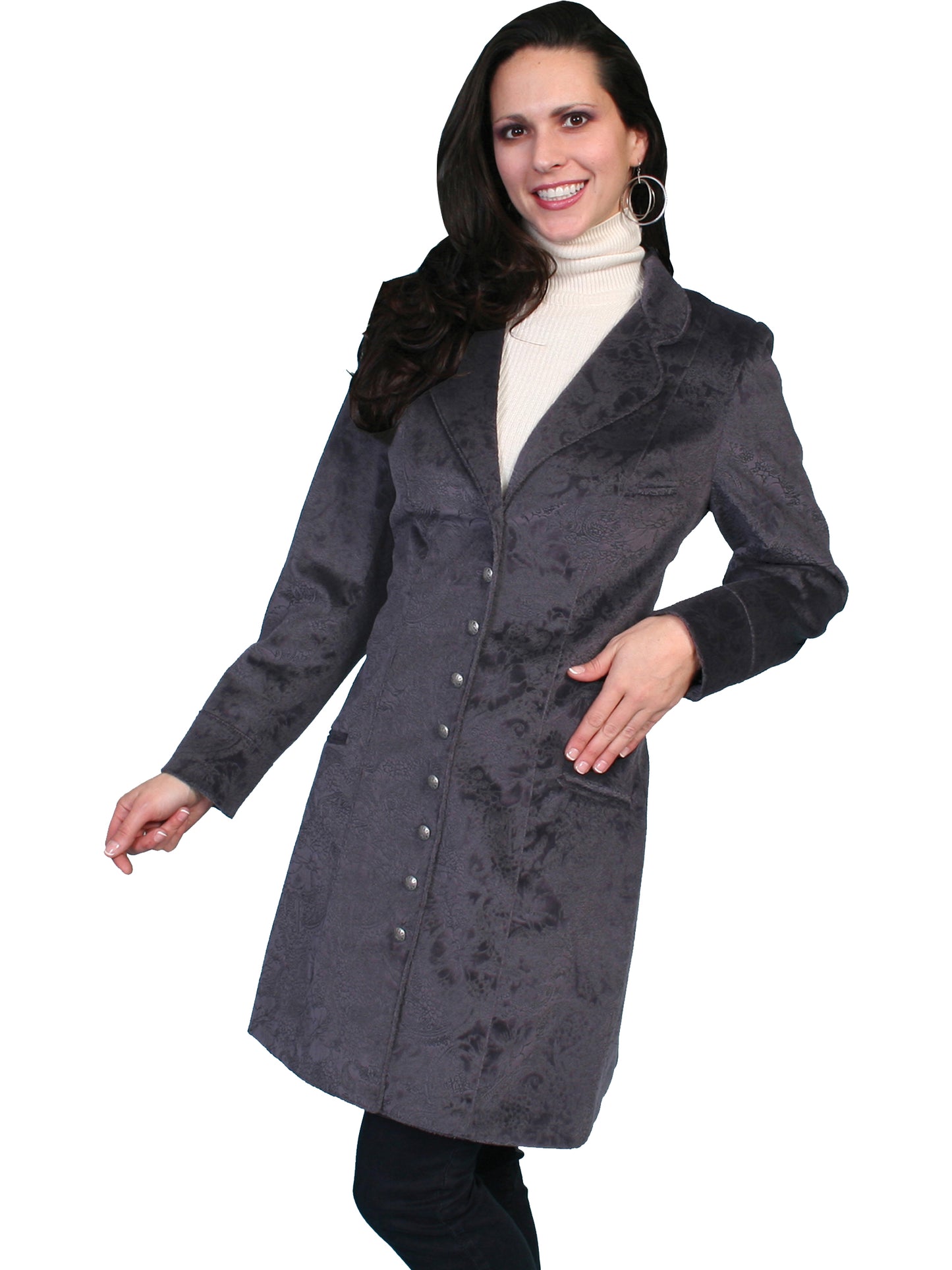 Scully Women's New Frock Coat in Plum