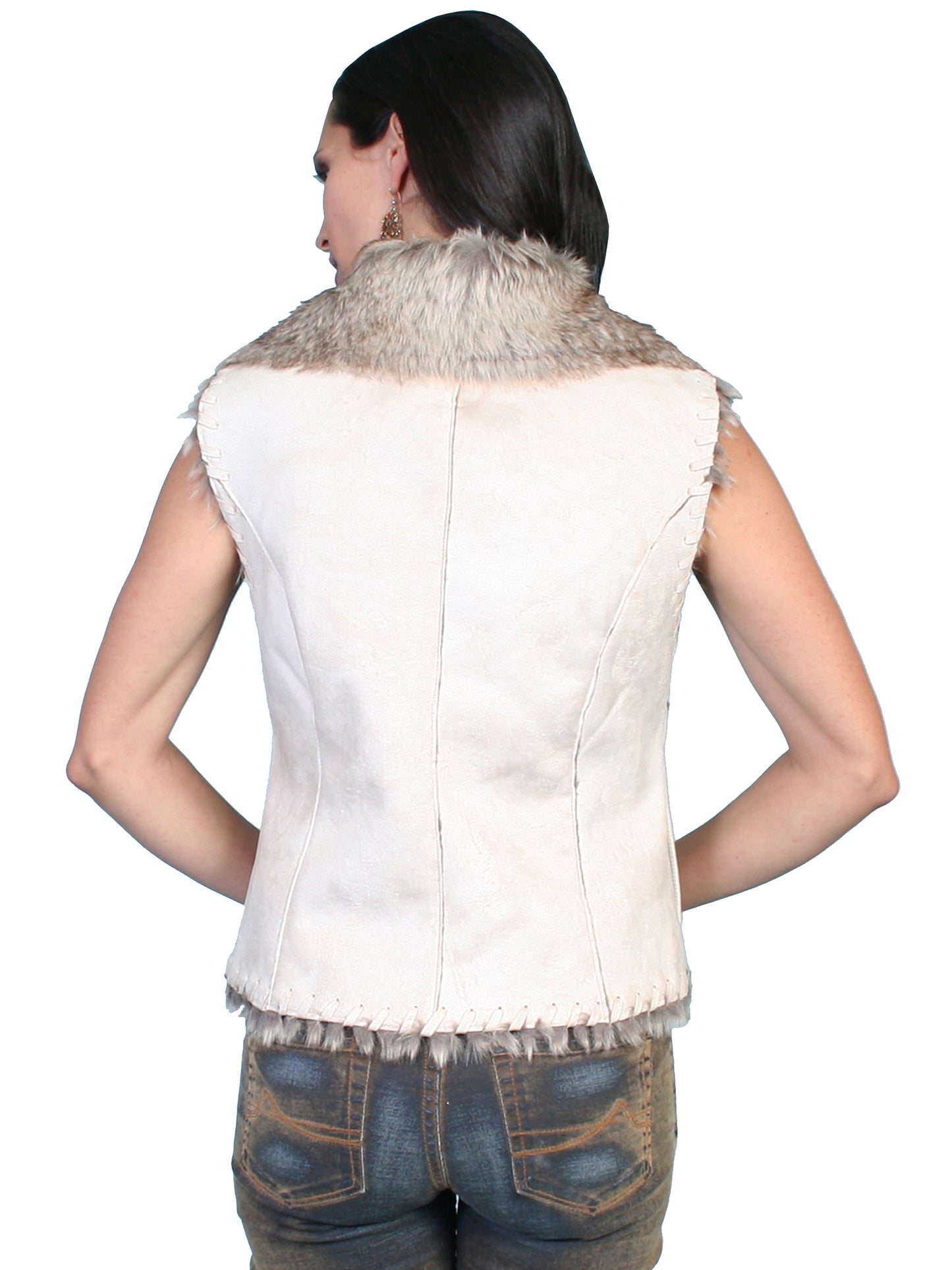 Scully Women's Vest in Chalk