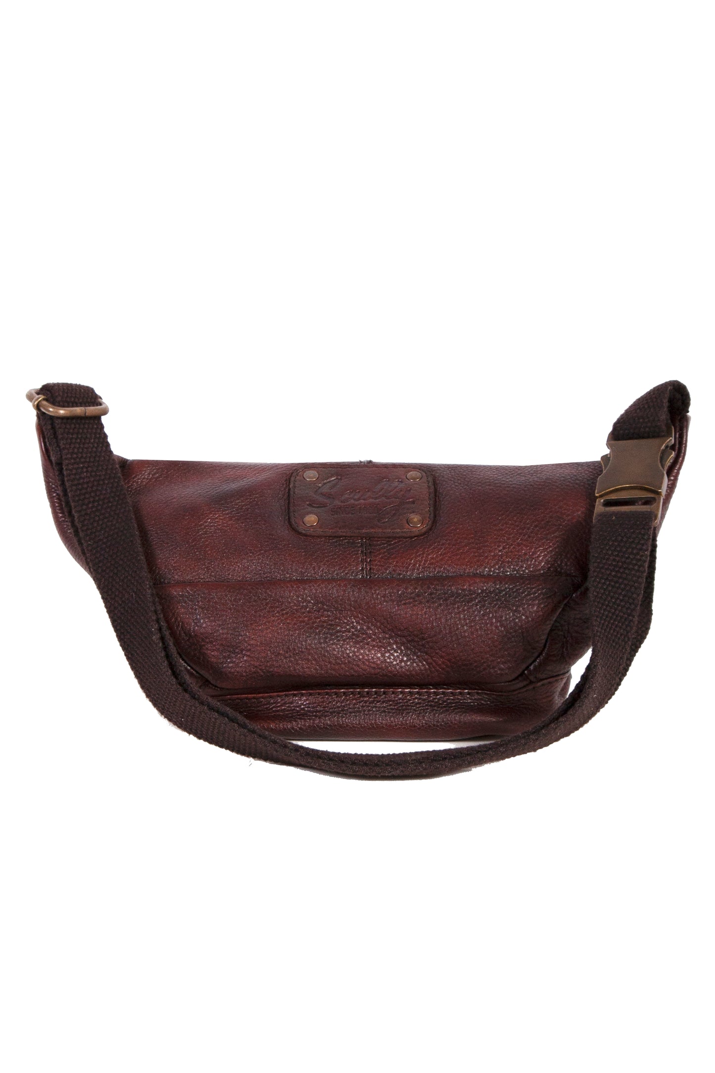 Scully Leather Waist Pouch in Chocolate