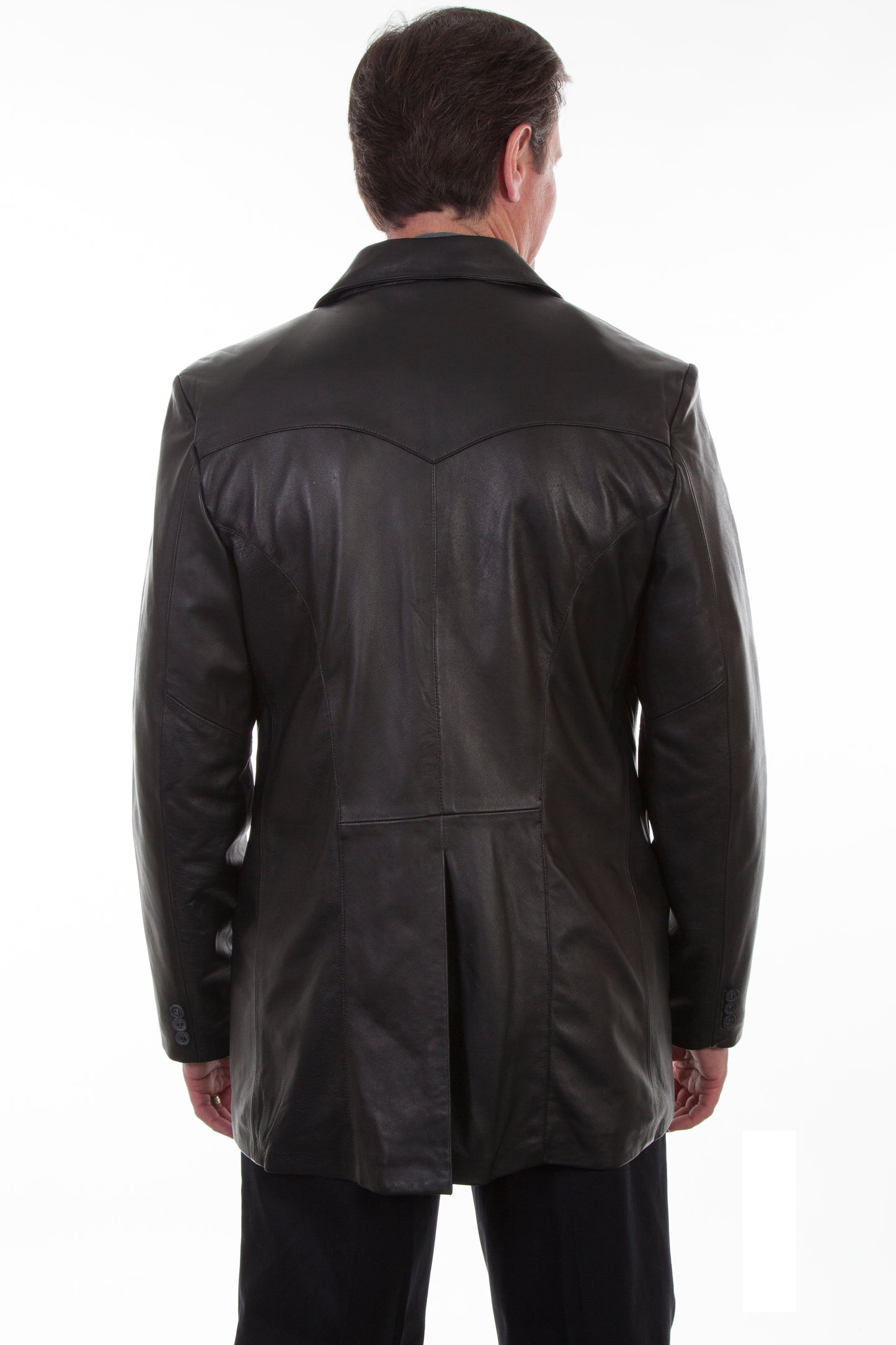Scully Men's Lambskin Blazer in Black