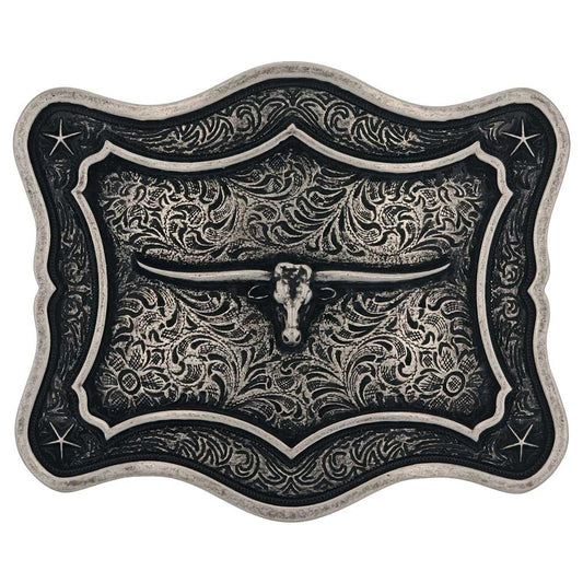 Montana Silversmiths Get the Horns Attitude Buckle