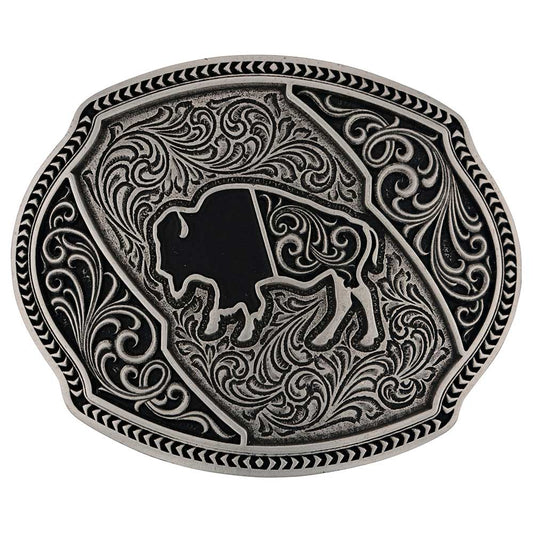 Montana Silversmiths Buffalo Roam Attitude Buckle