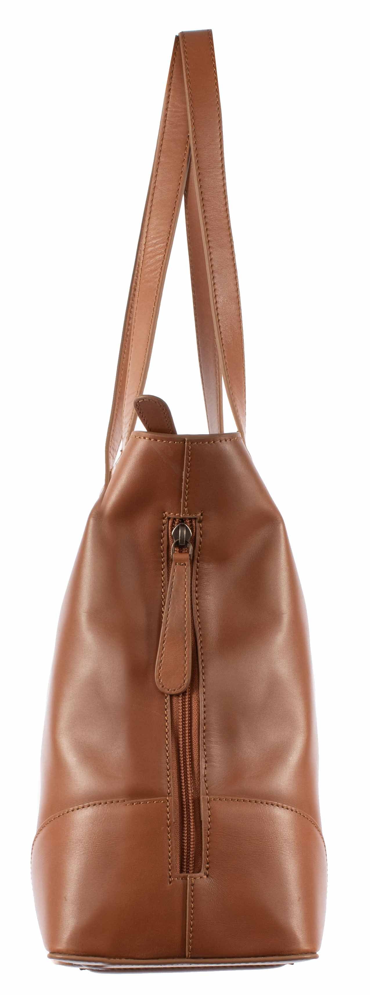 Scully Women's Concealed Carry Hand Bag in Brown