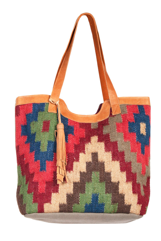 Scully Western Women's South Orange Wool Tote Bag