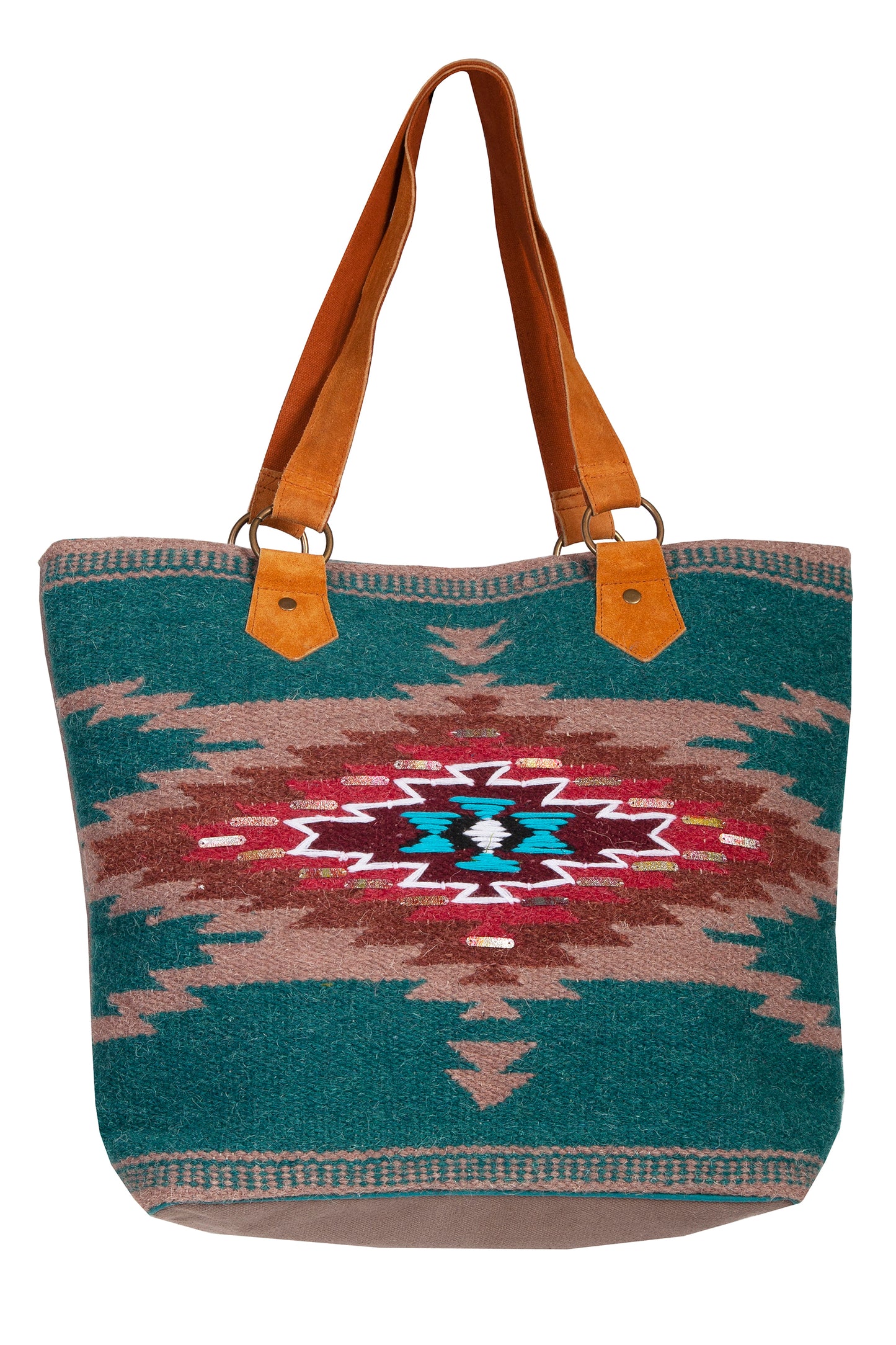 Scully Western Women's Modern Southwest Woven Tote Bag