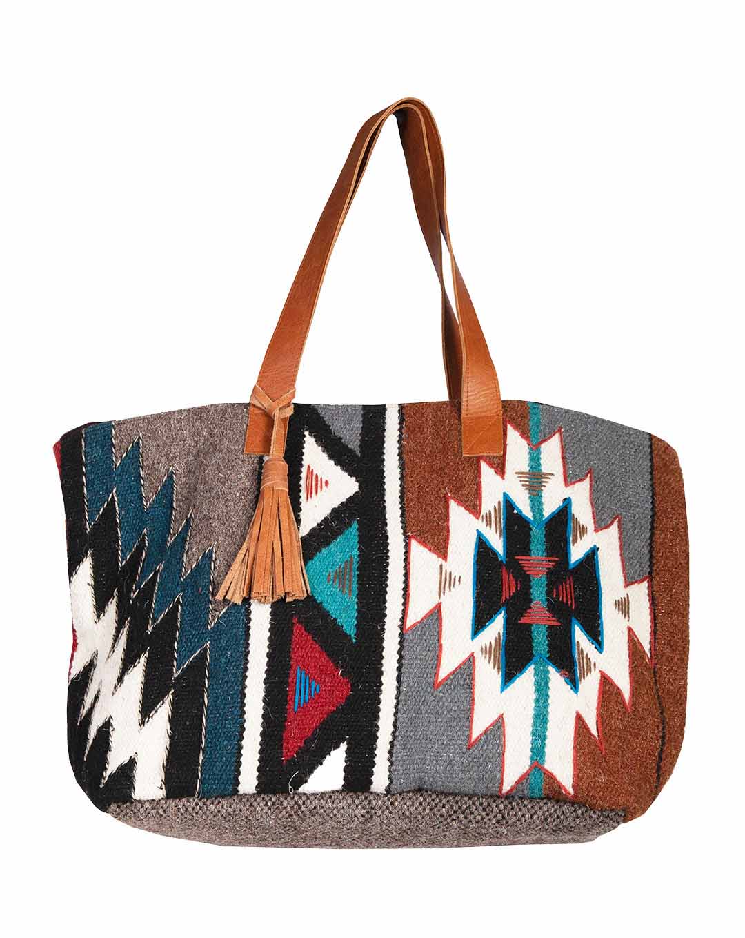 Scully Western Women's South Serape Wool Tote Bag