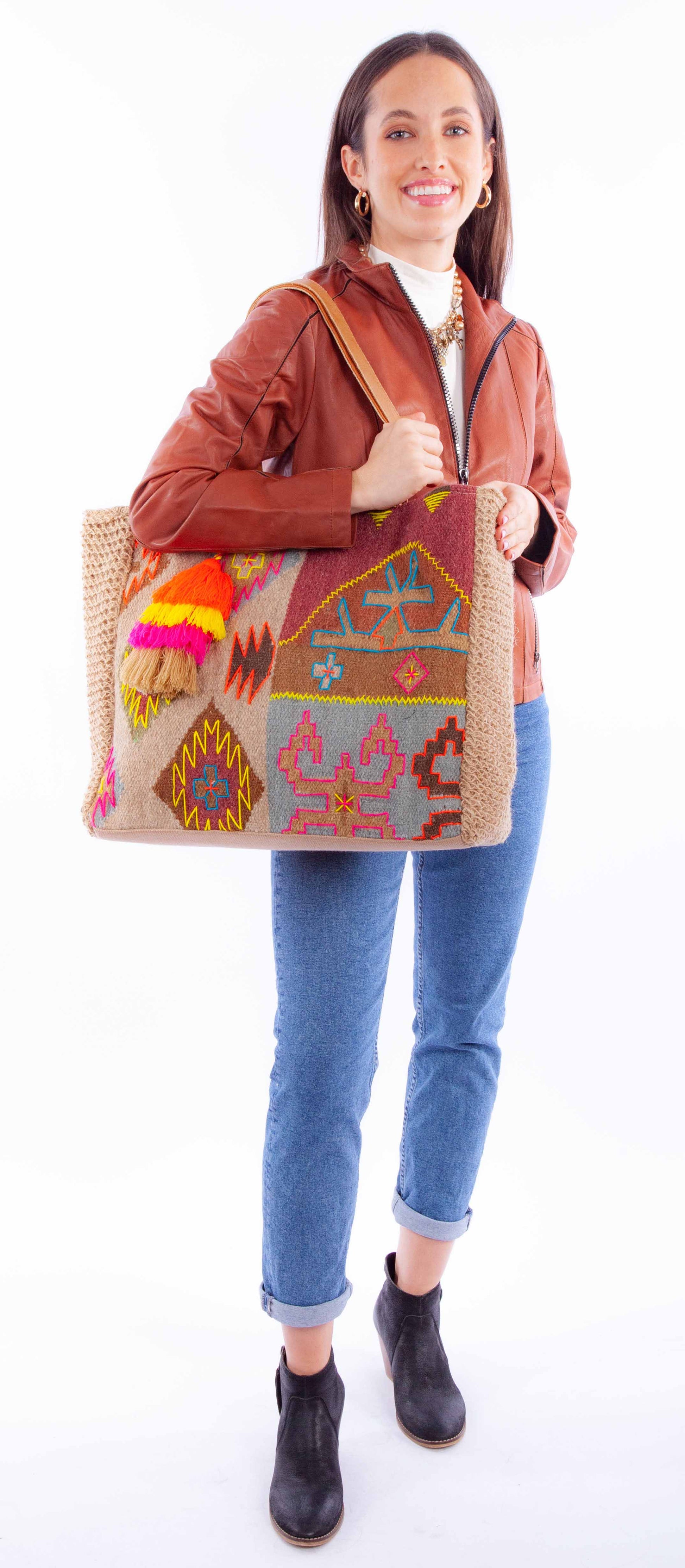 Scully Women's Woven Tote in Handbag